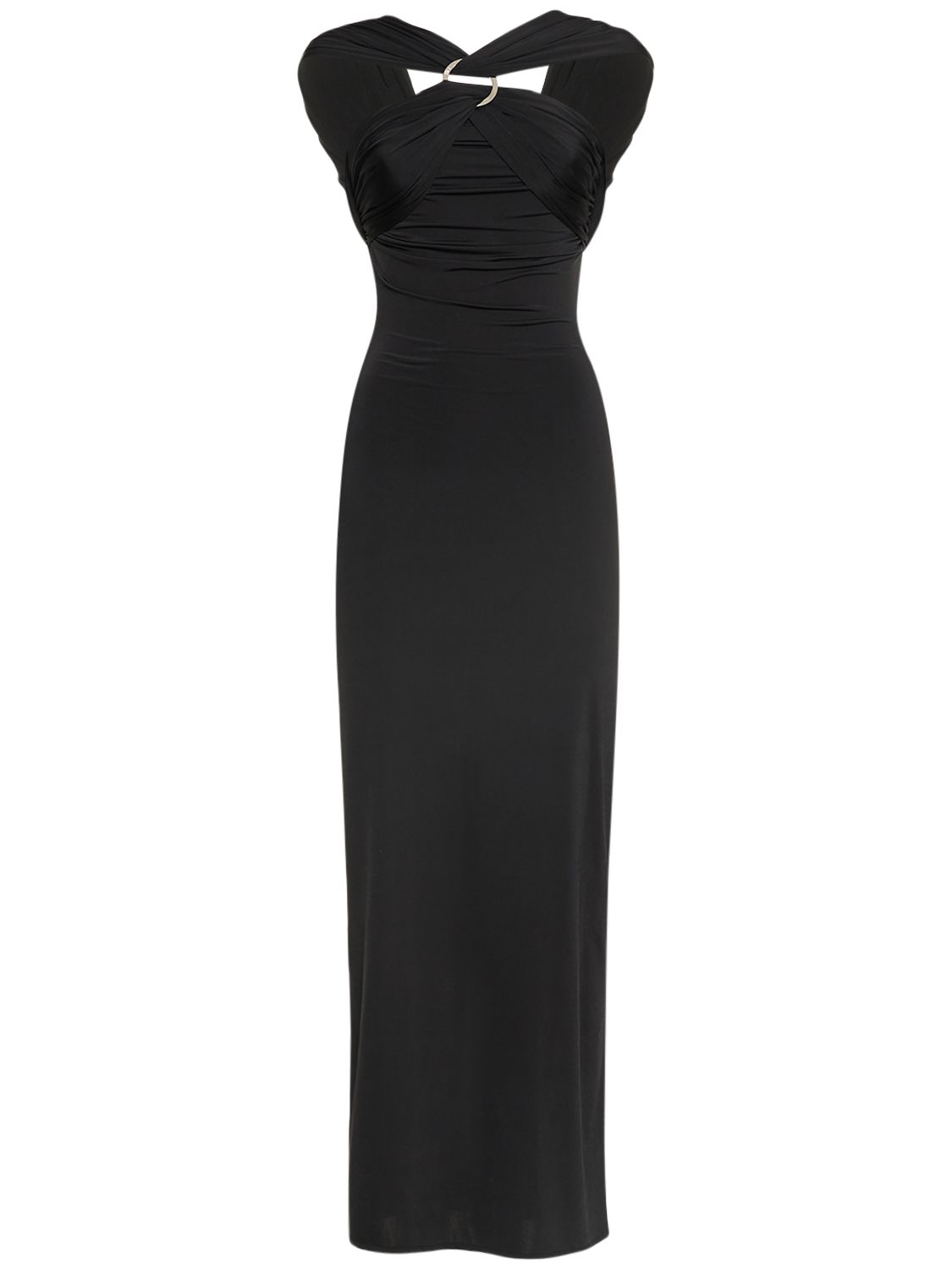 Elegant long black dress