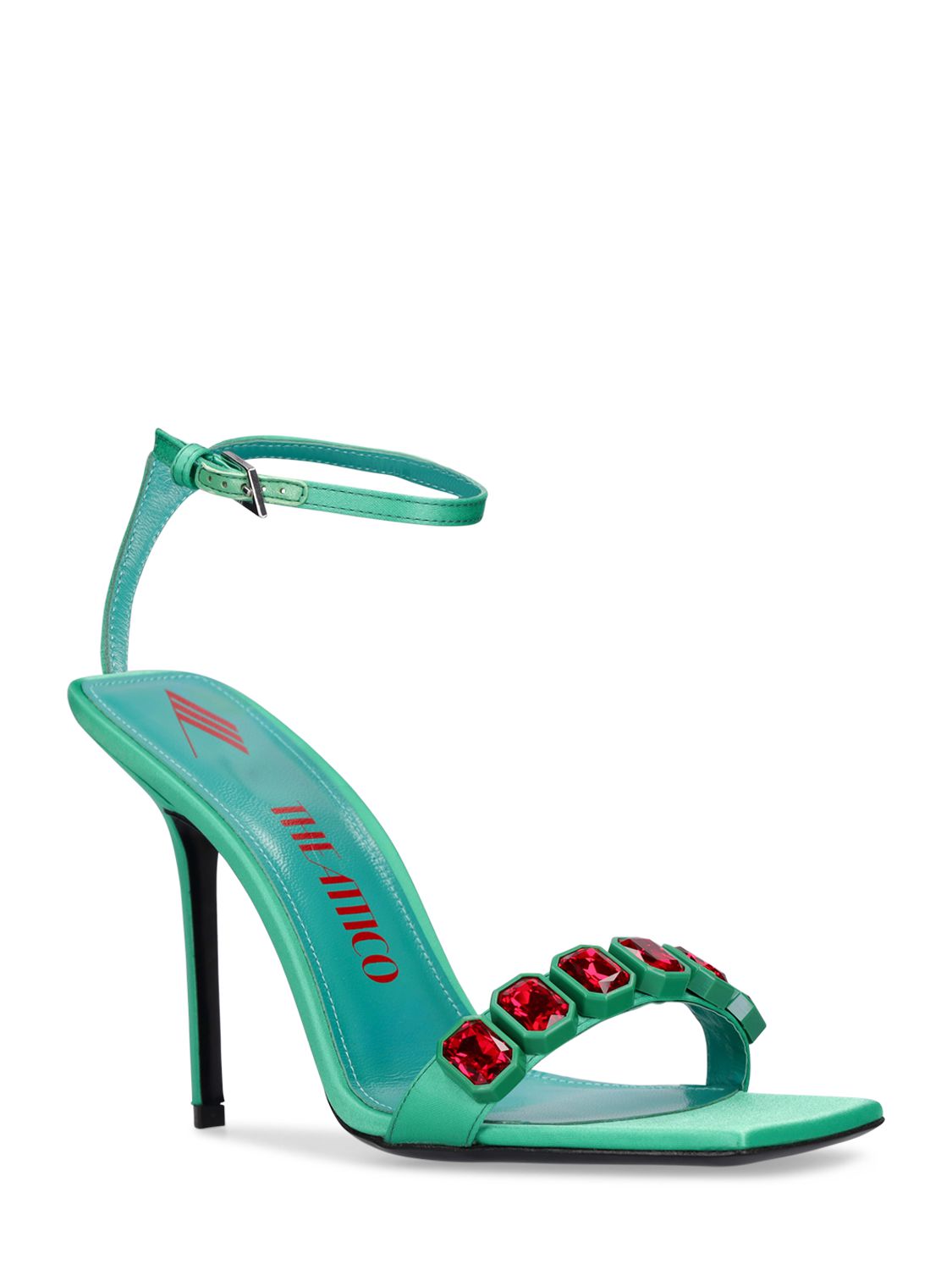 Elegant mint green décolleté with high heel