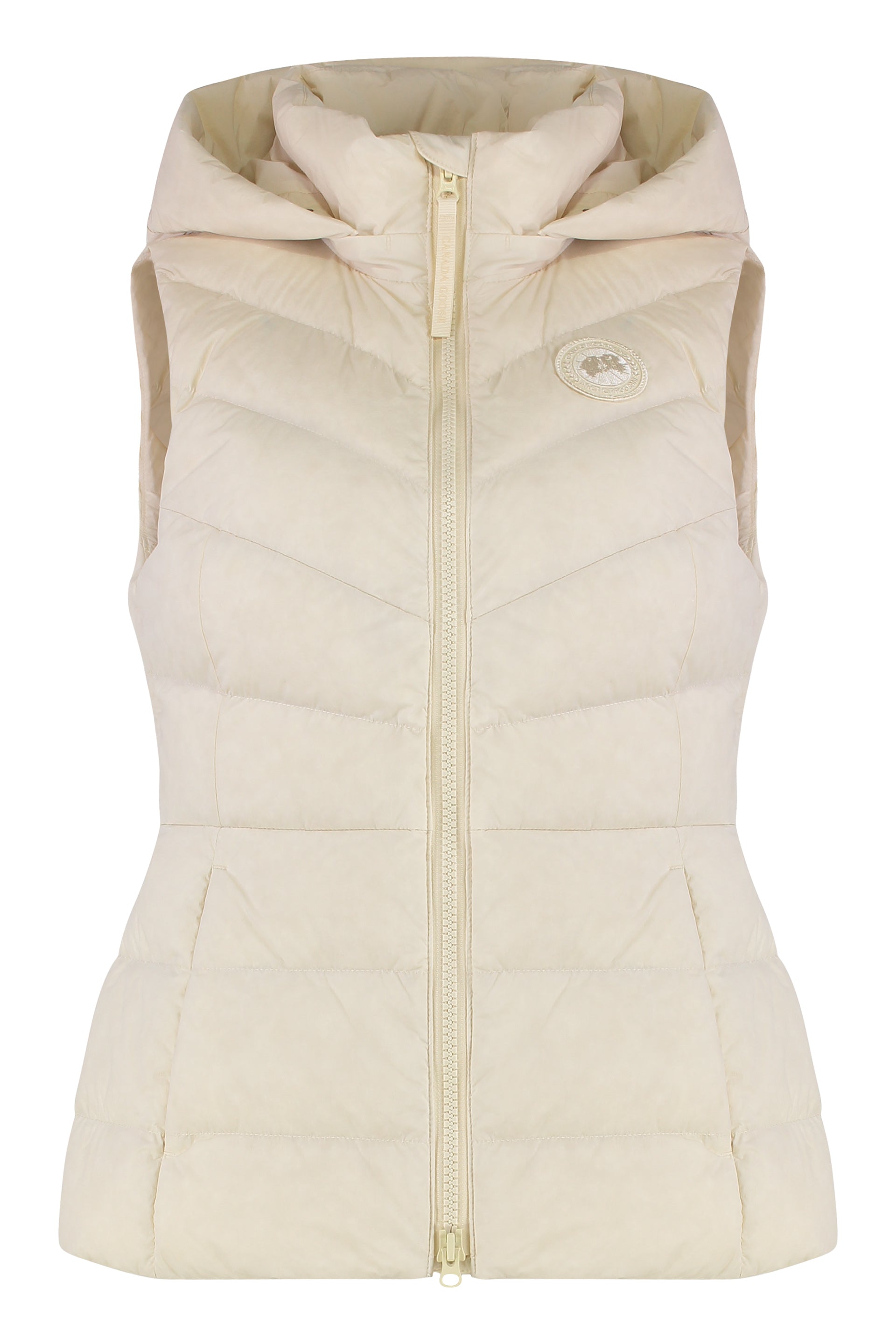 Padded gilet Clair with hood
