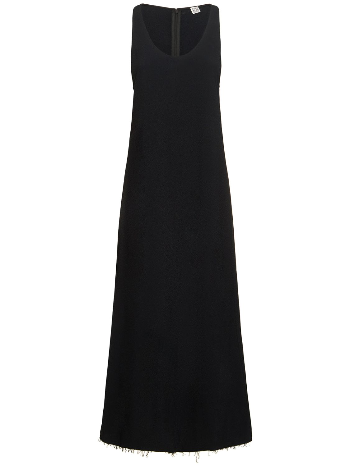 Elegant long black dress for any occasion