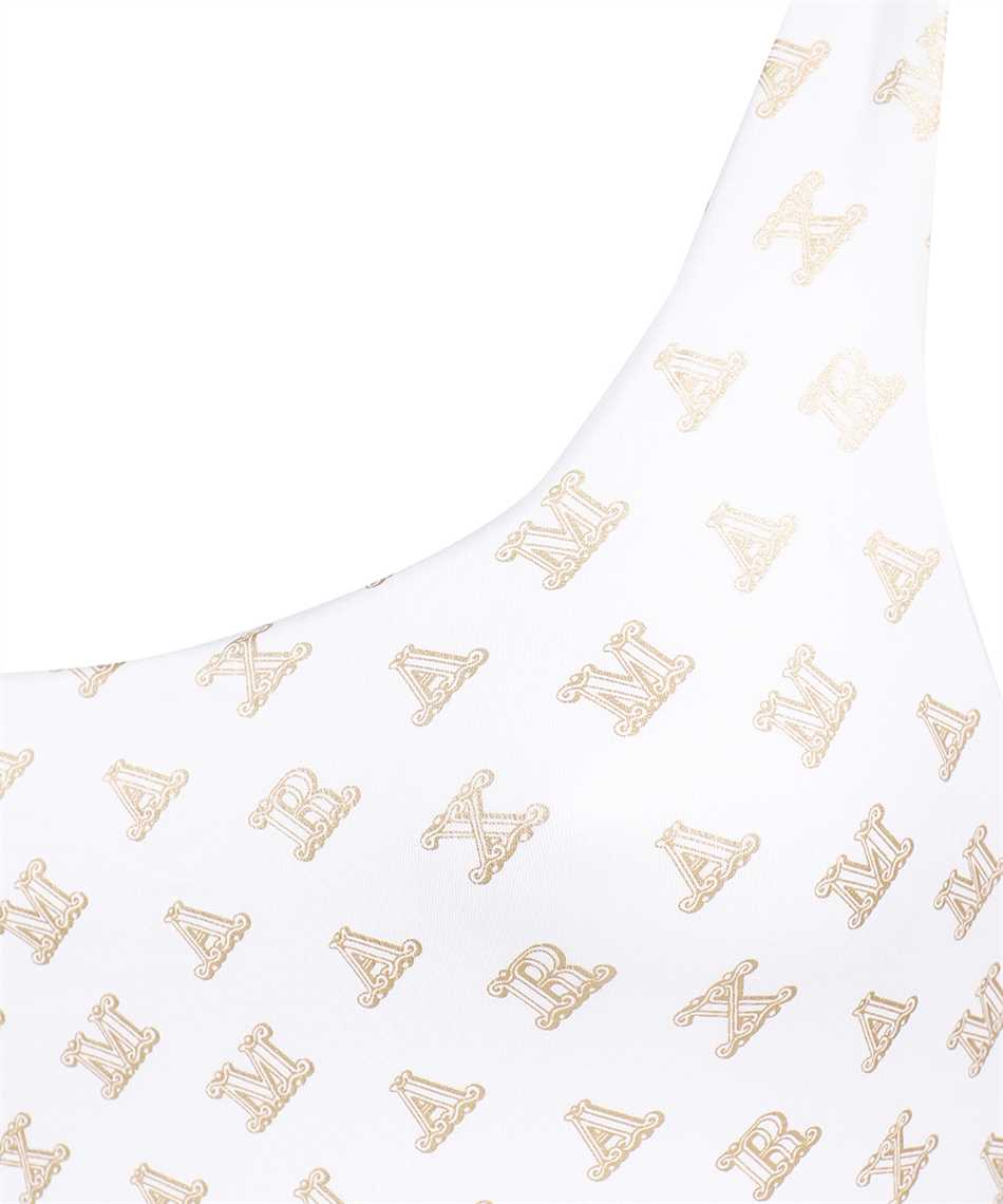 One-piece swimsuit with logo