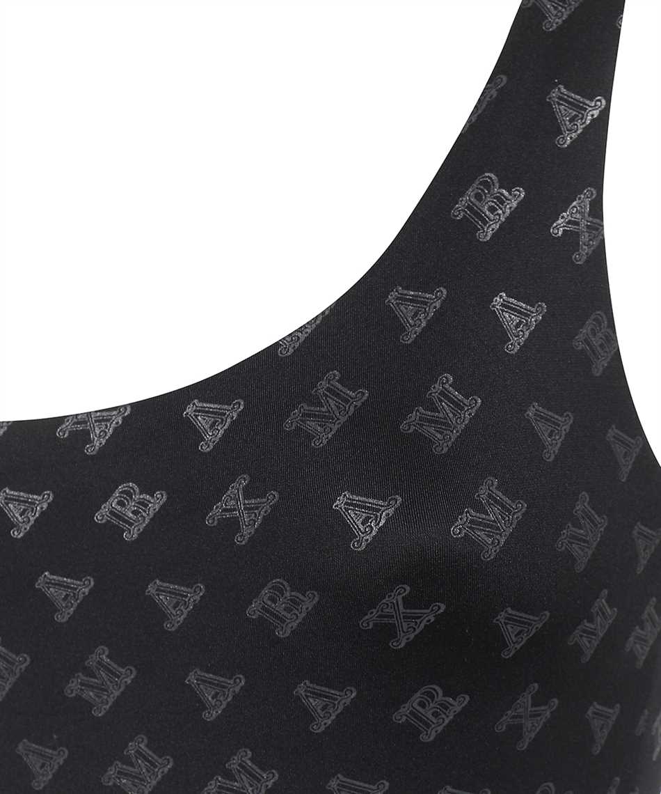 One-piece swimsuit with logo