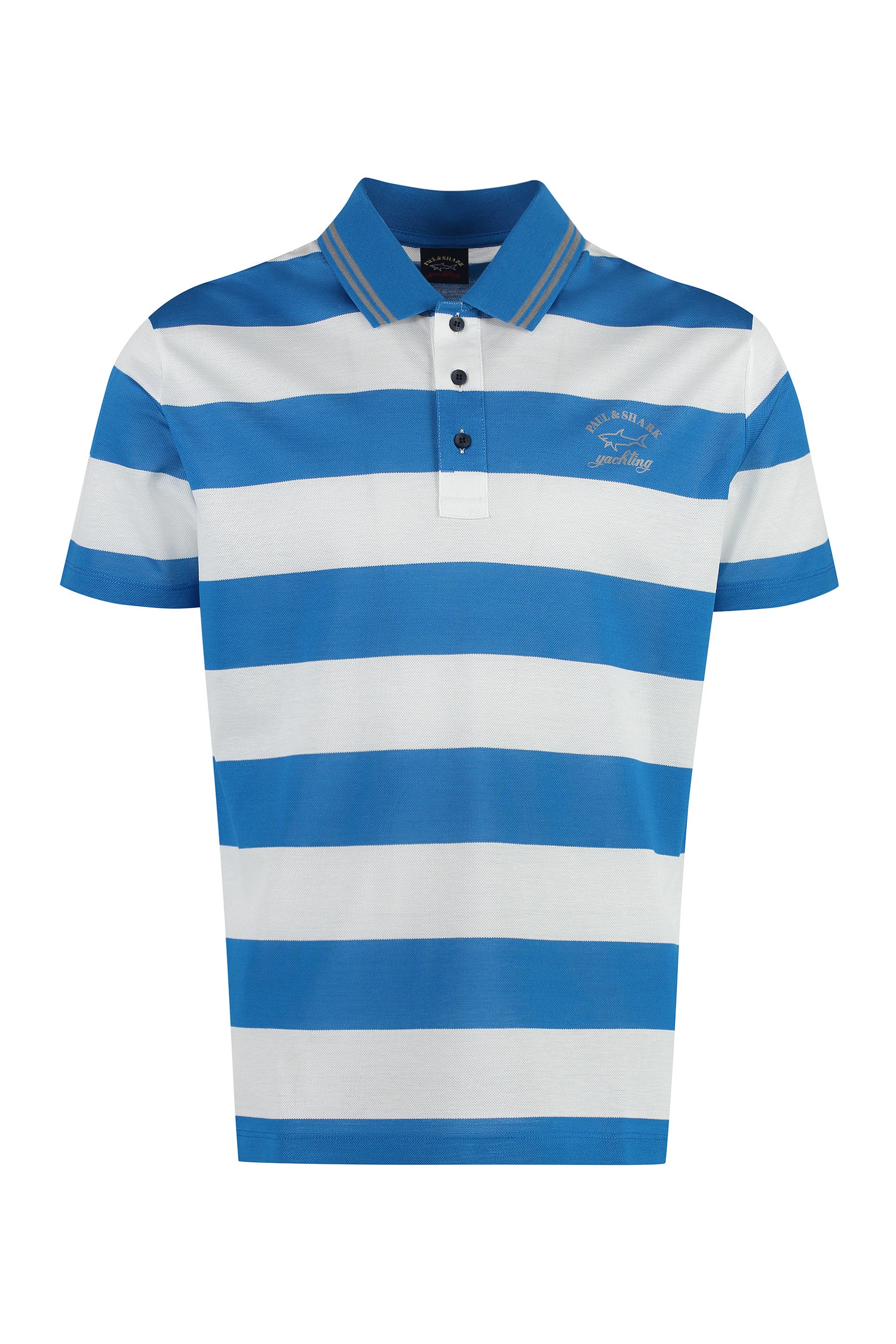 Cotton-piqué polo shirt