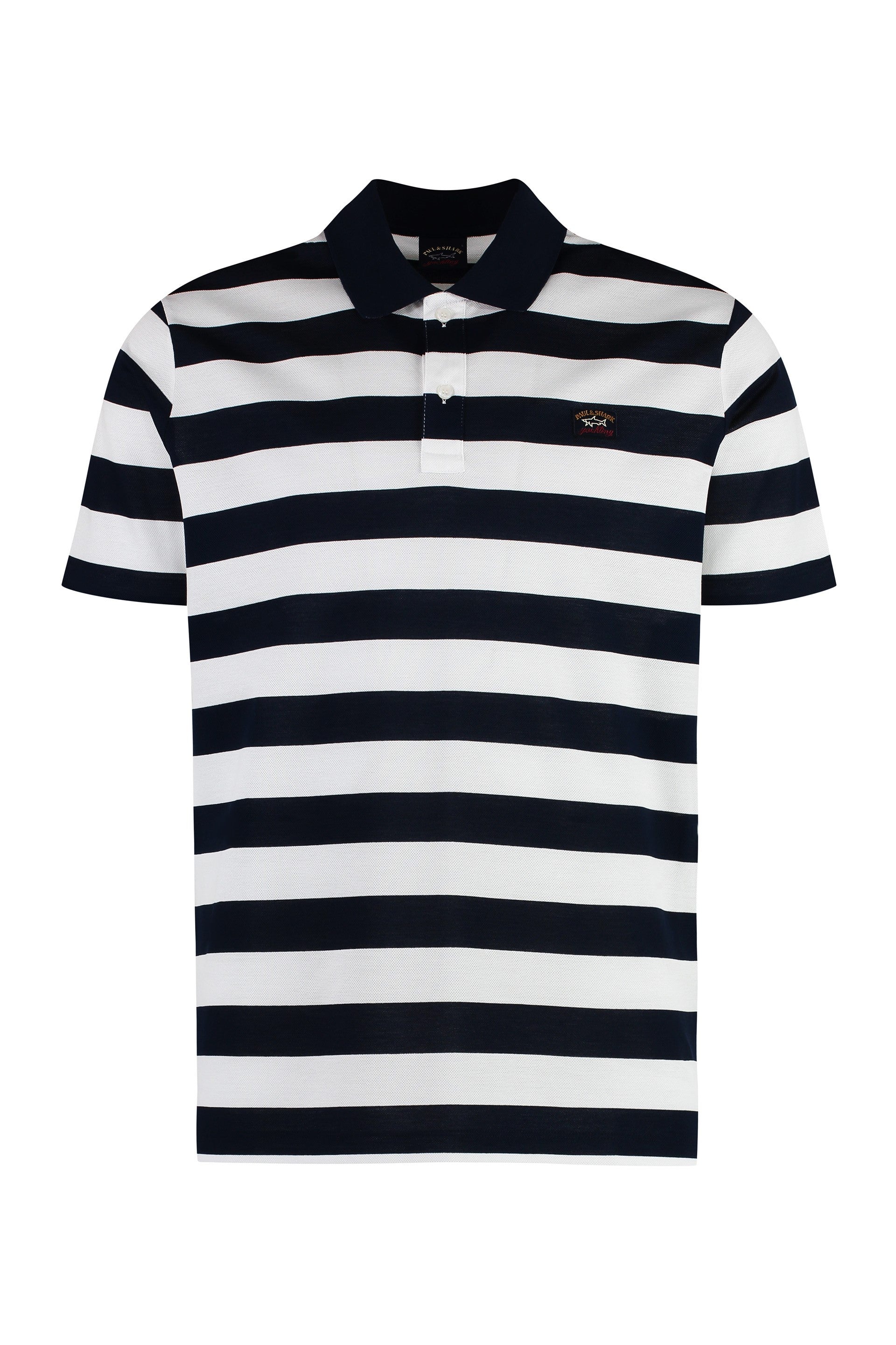 Short sleeve cotton polo shirt