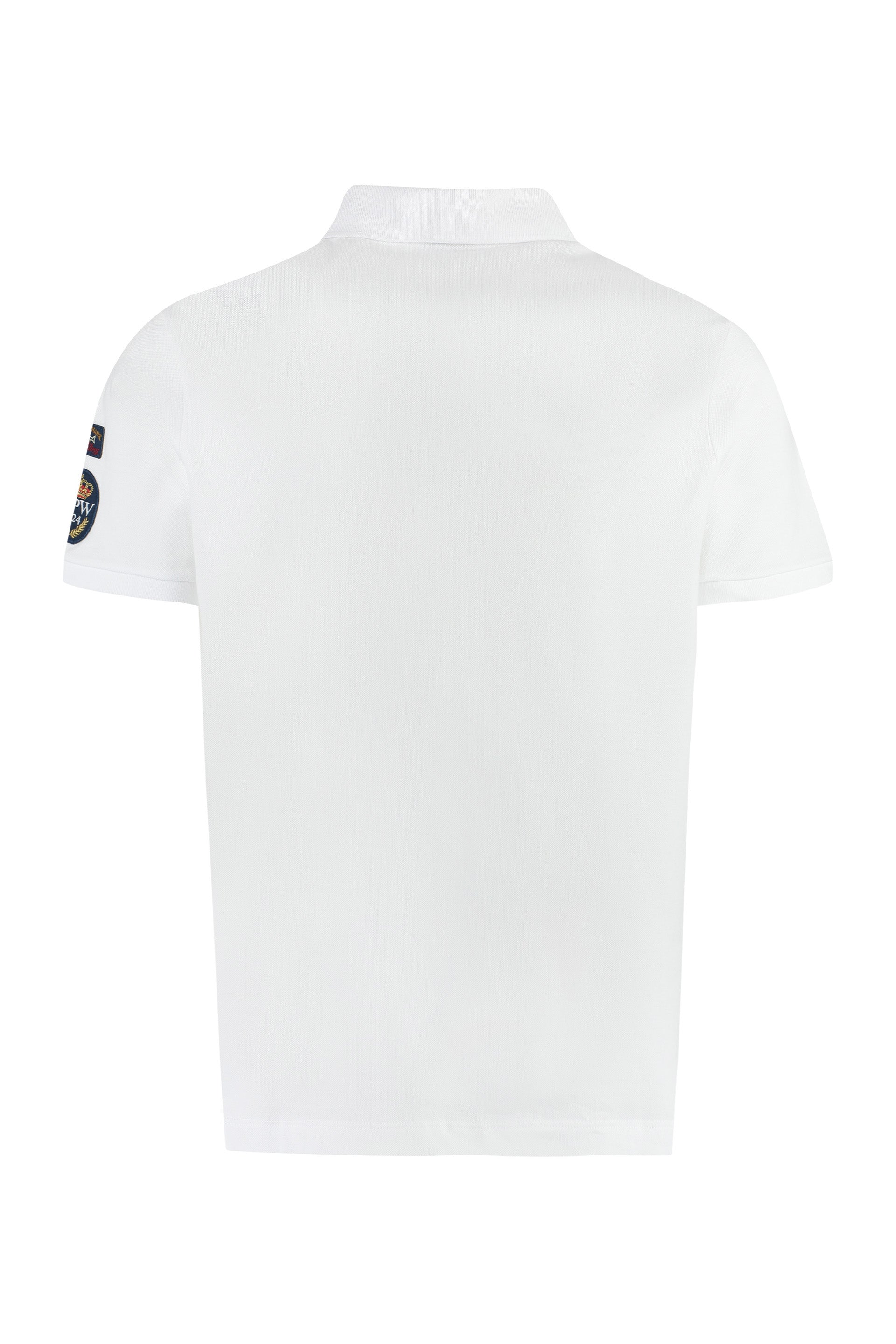 Cotton-piqué polo shirt