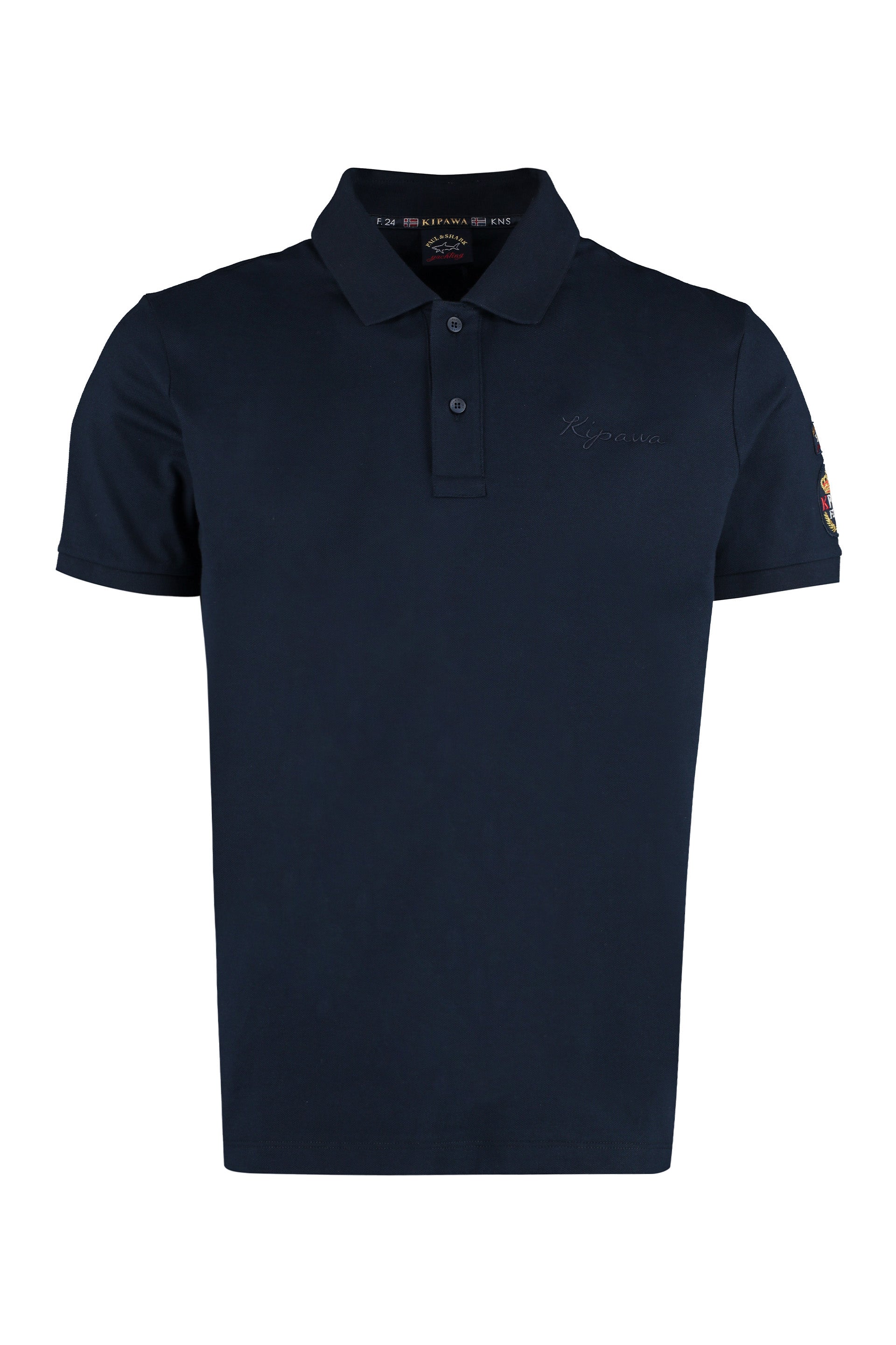 Cotton-piqué polo shirt