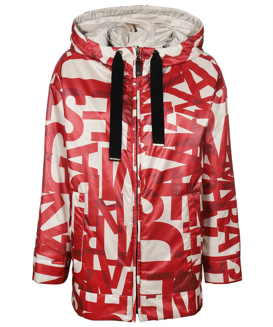 Hooded down jacket