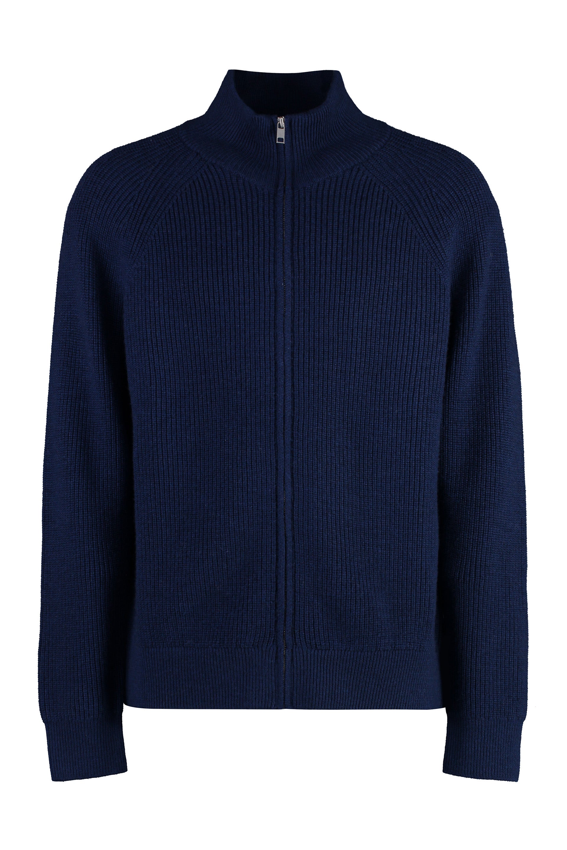 Benett high collar zipped cardigan