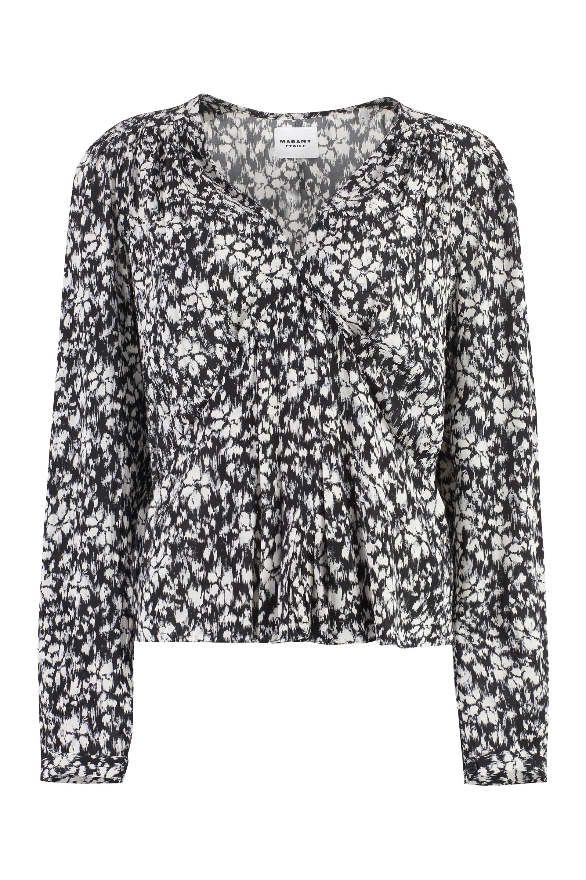 Eddy printed viscose blouse