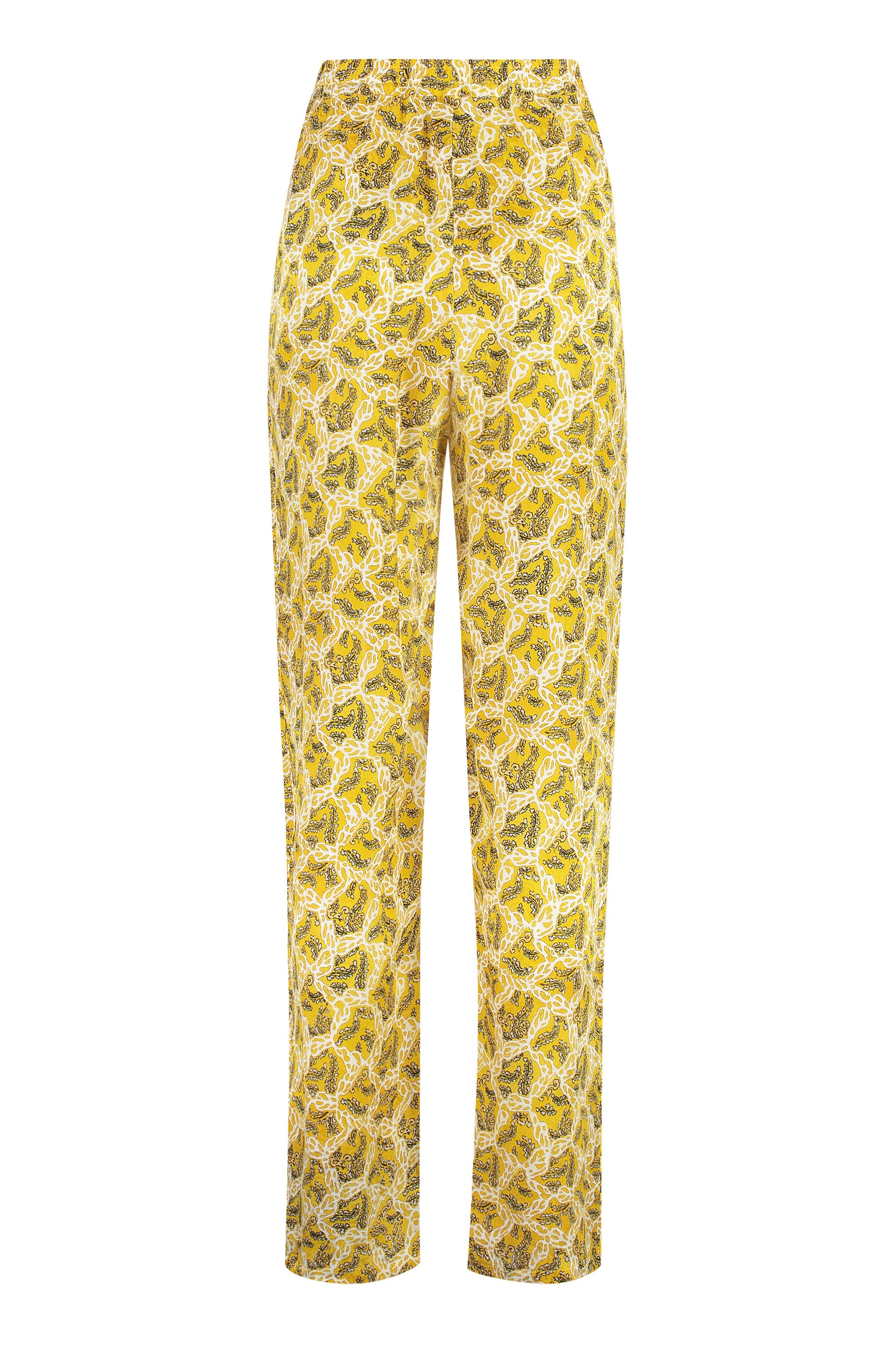 Piera Printed high-rise trousers