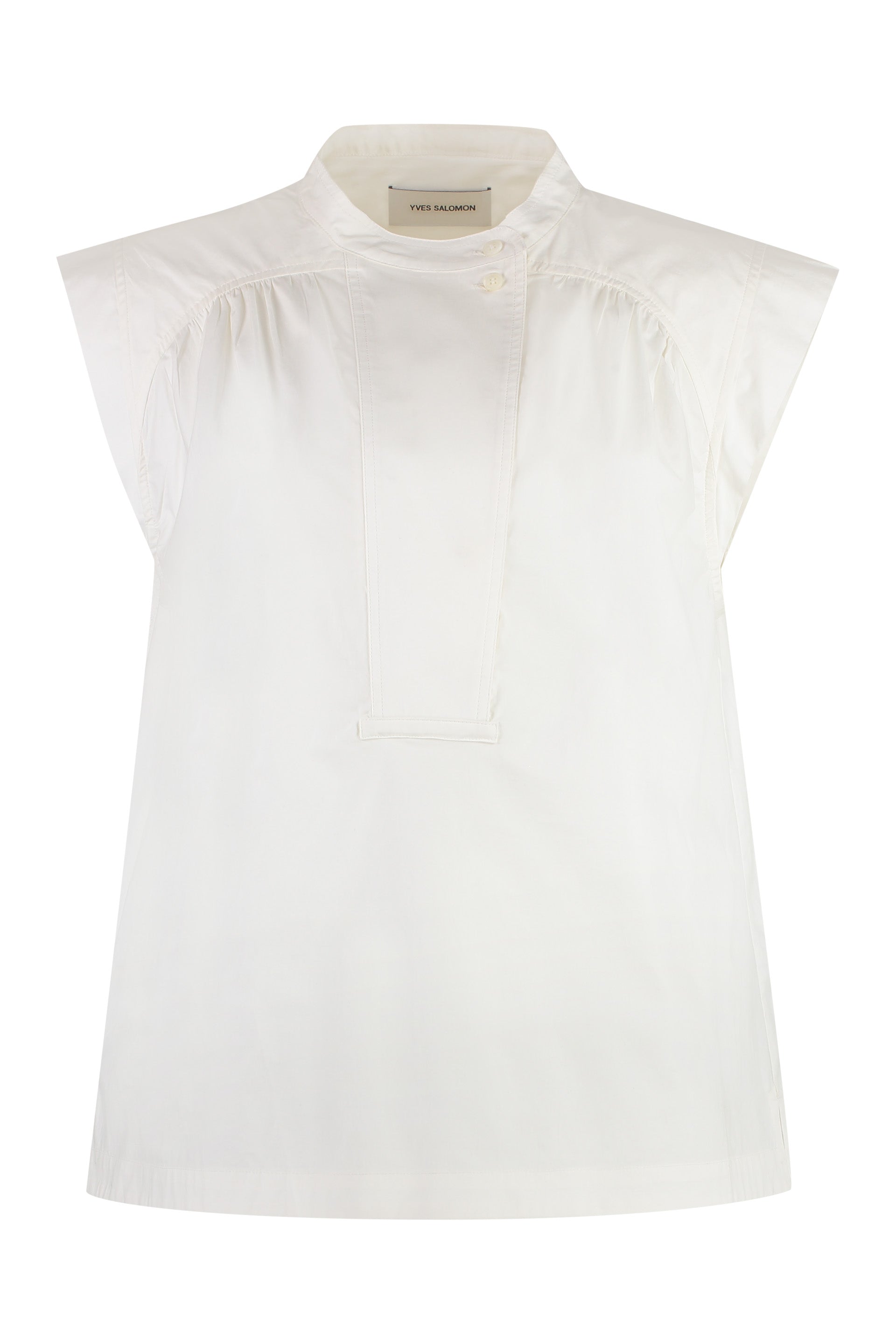 Cotton poplin top