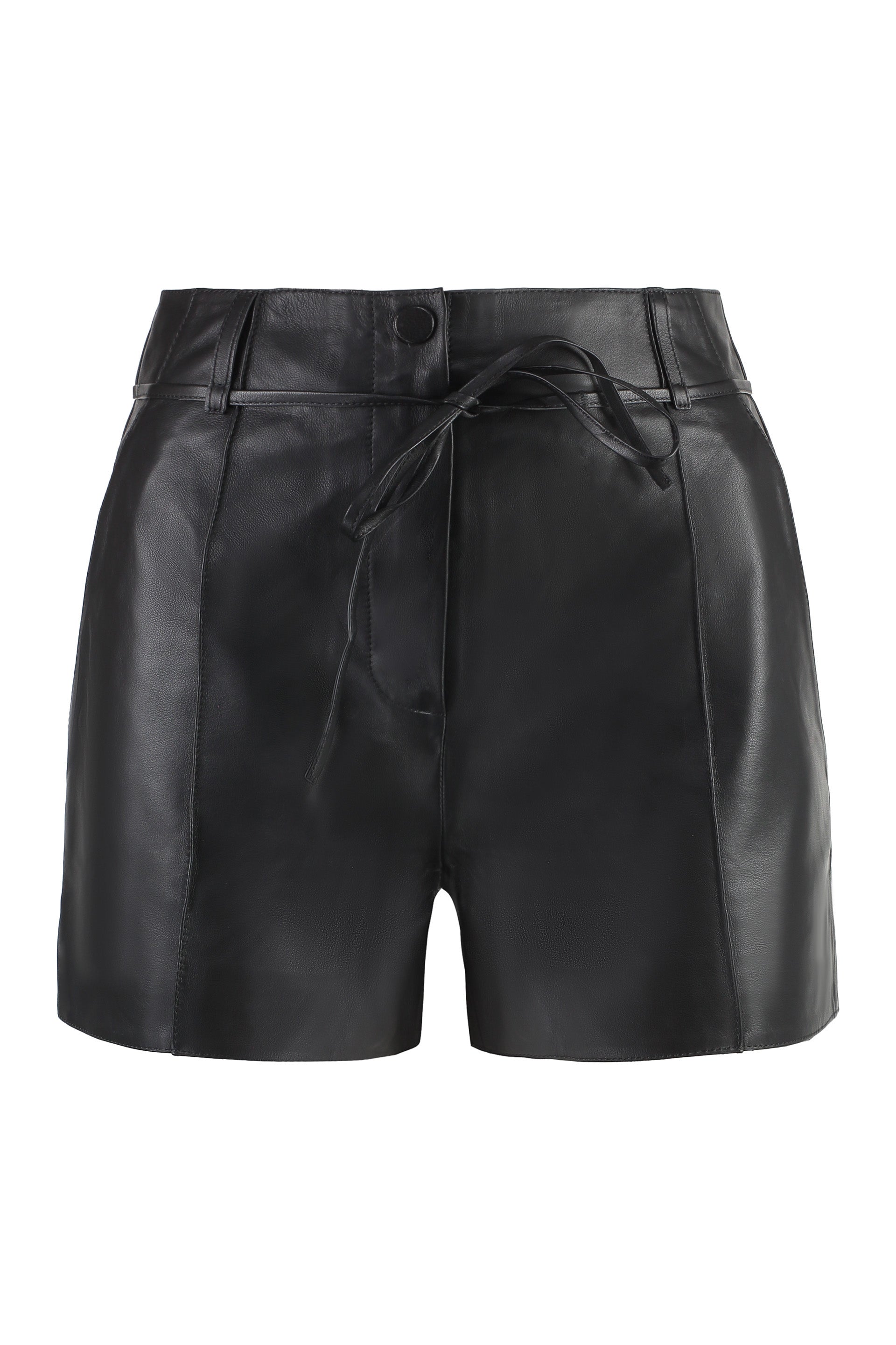 Leather shorts