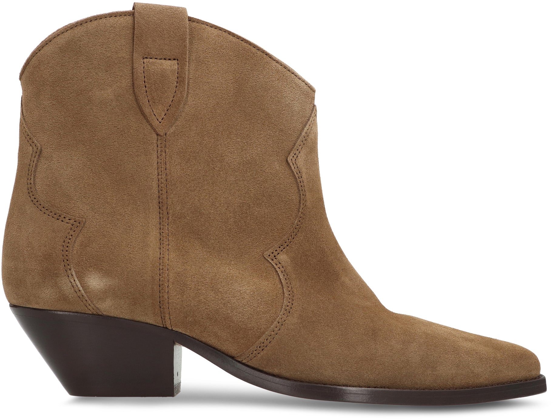 Dewina cowboy boots in suede calfskin