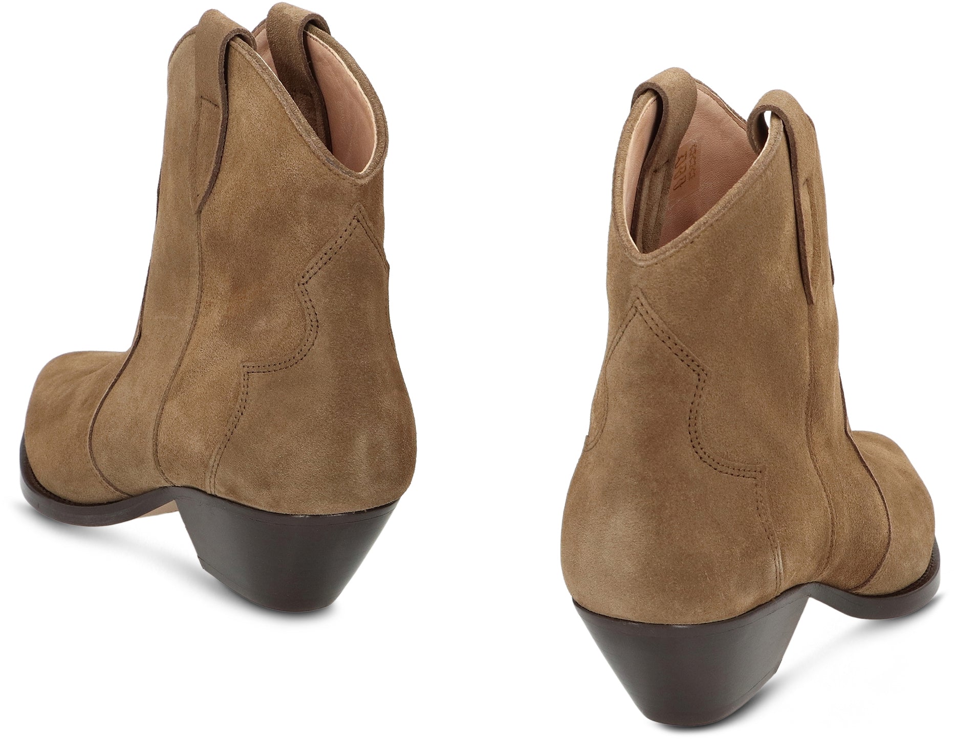 Dewina cowboy boots in suede calfskin
