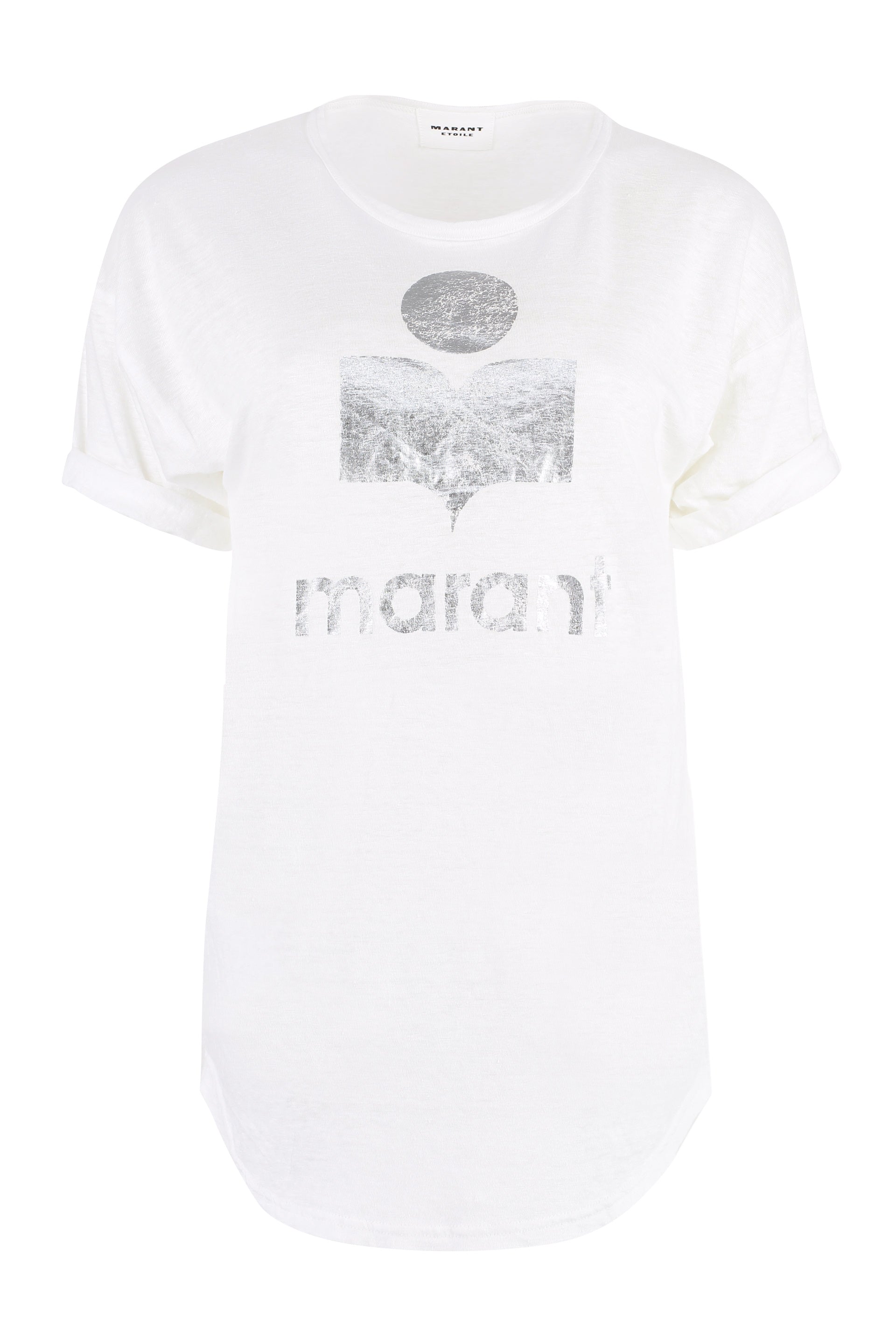 Koldi Logo print linen t-shirt