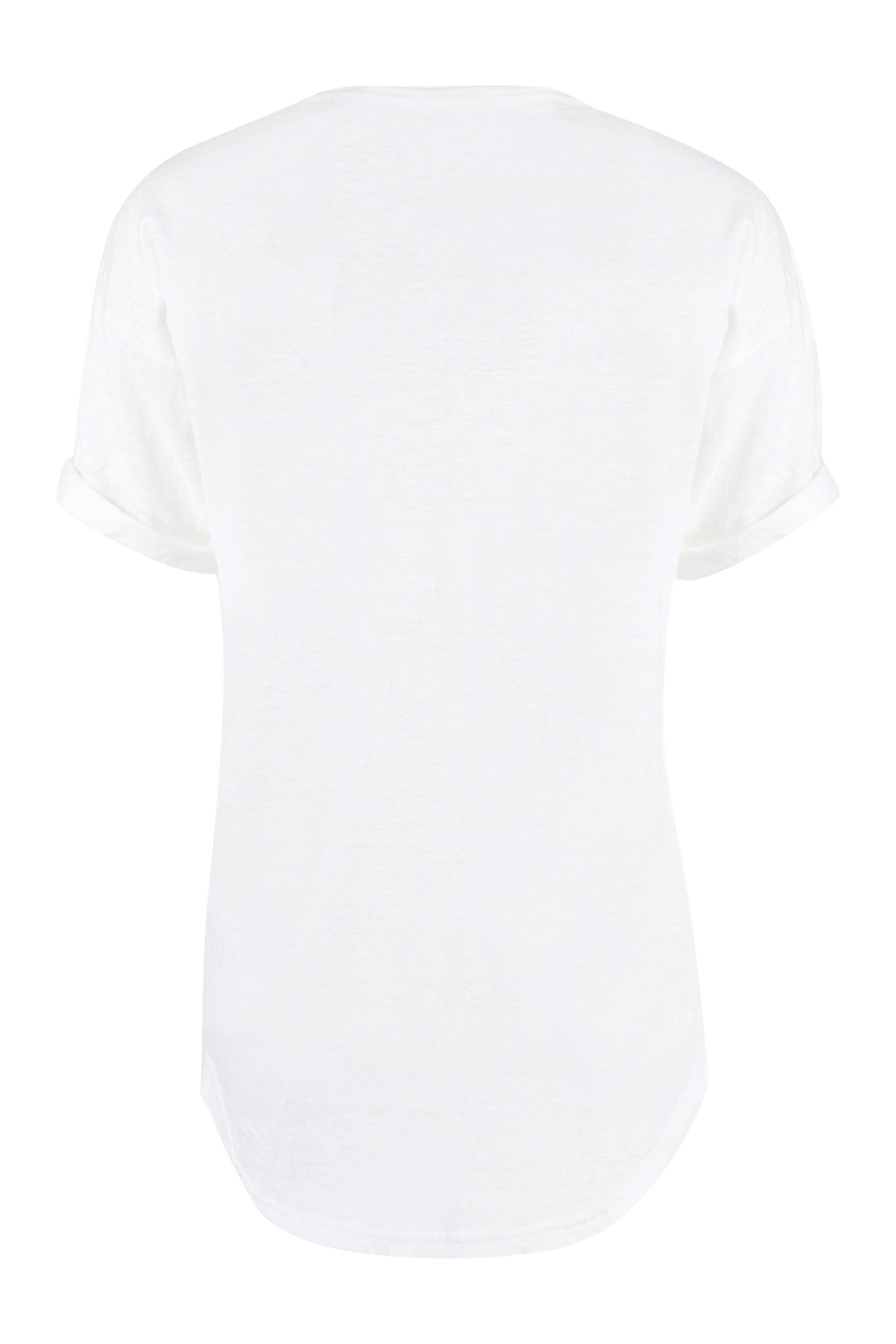 Koldi Logo print linen t-shirt