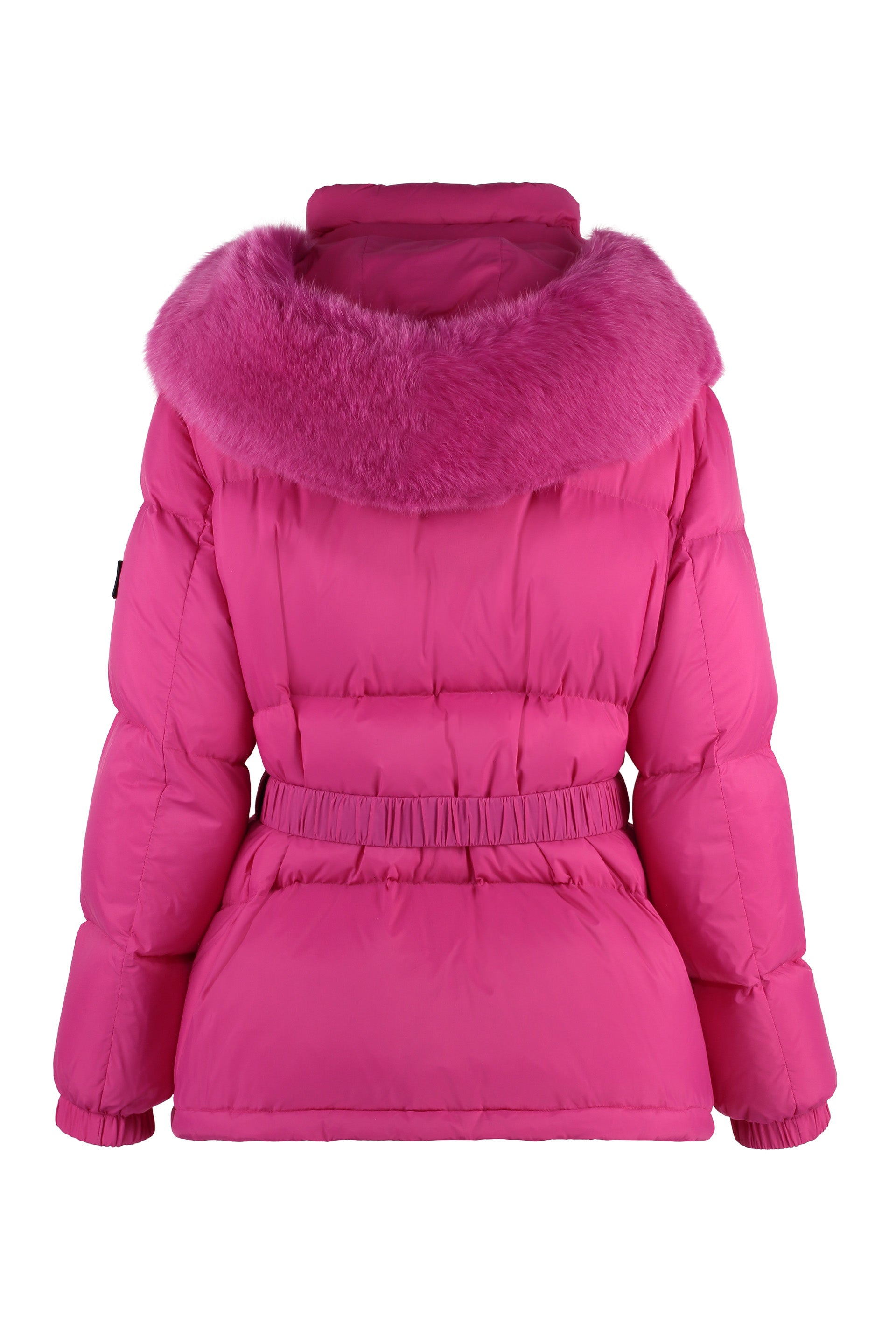 Hooded down jacket