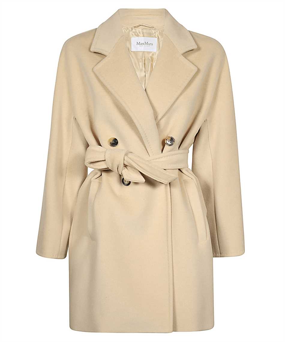 Double-breasted wool and cashmere coat