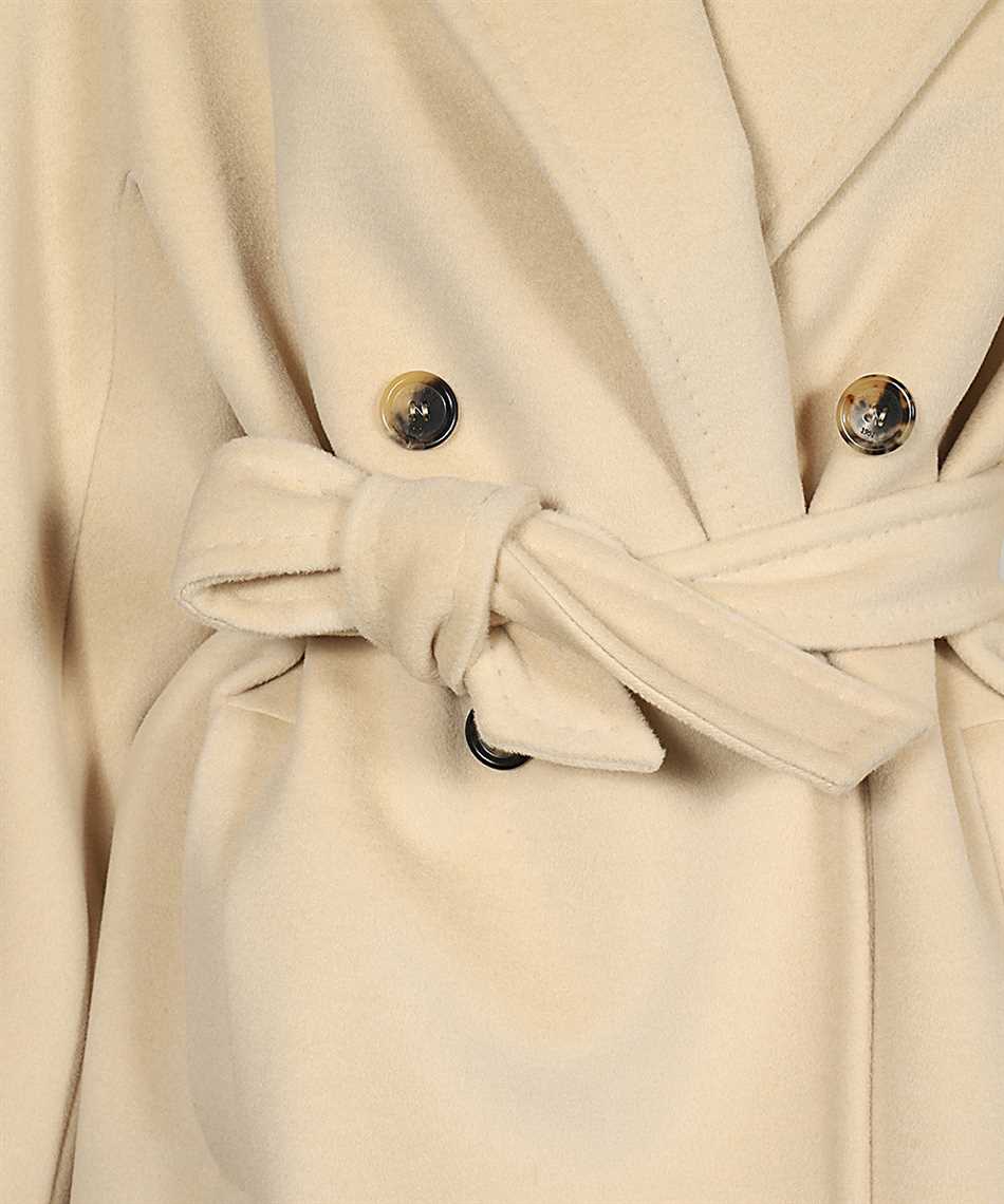 Double-breasted wool and cashmere coat