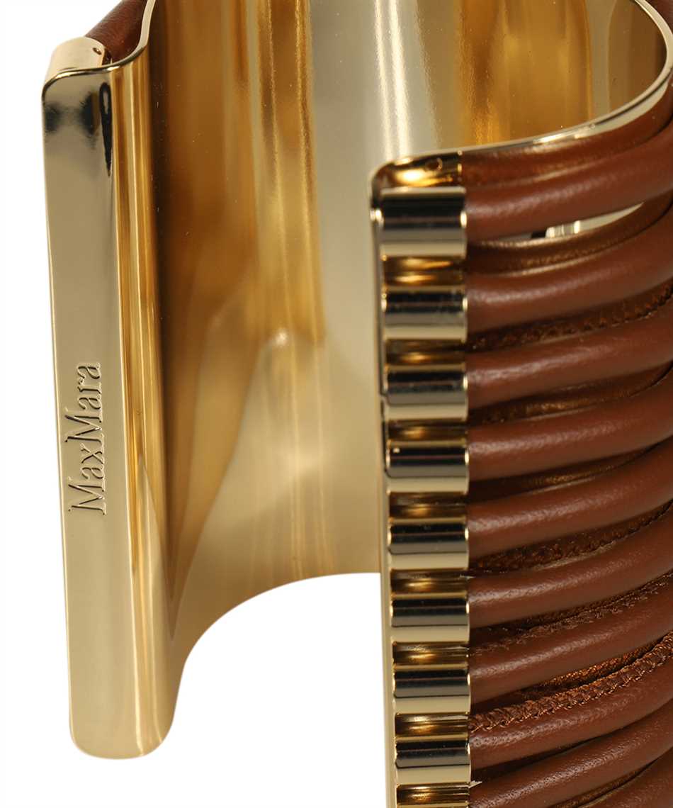 Golden metal bracelet
