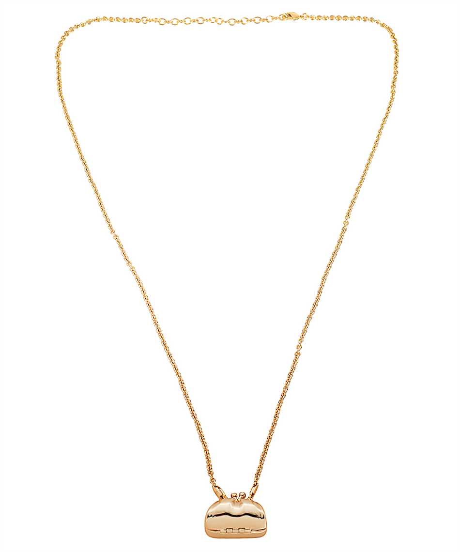 Gold-tone metal necklace