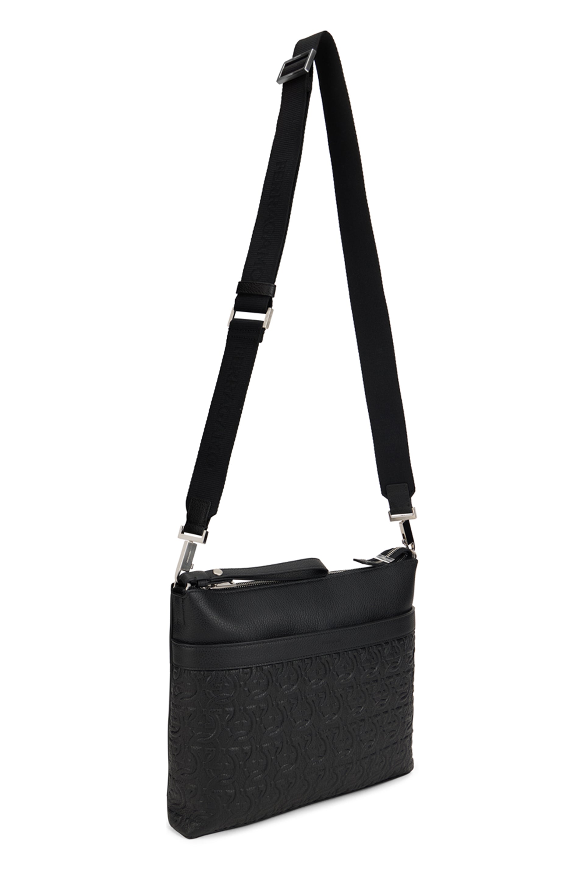 Messenger Bag Gancini in Leather