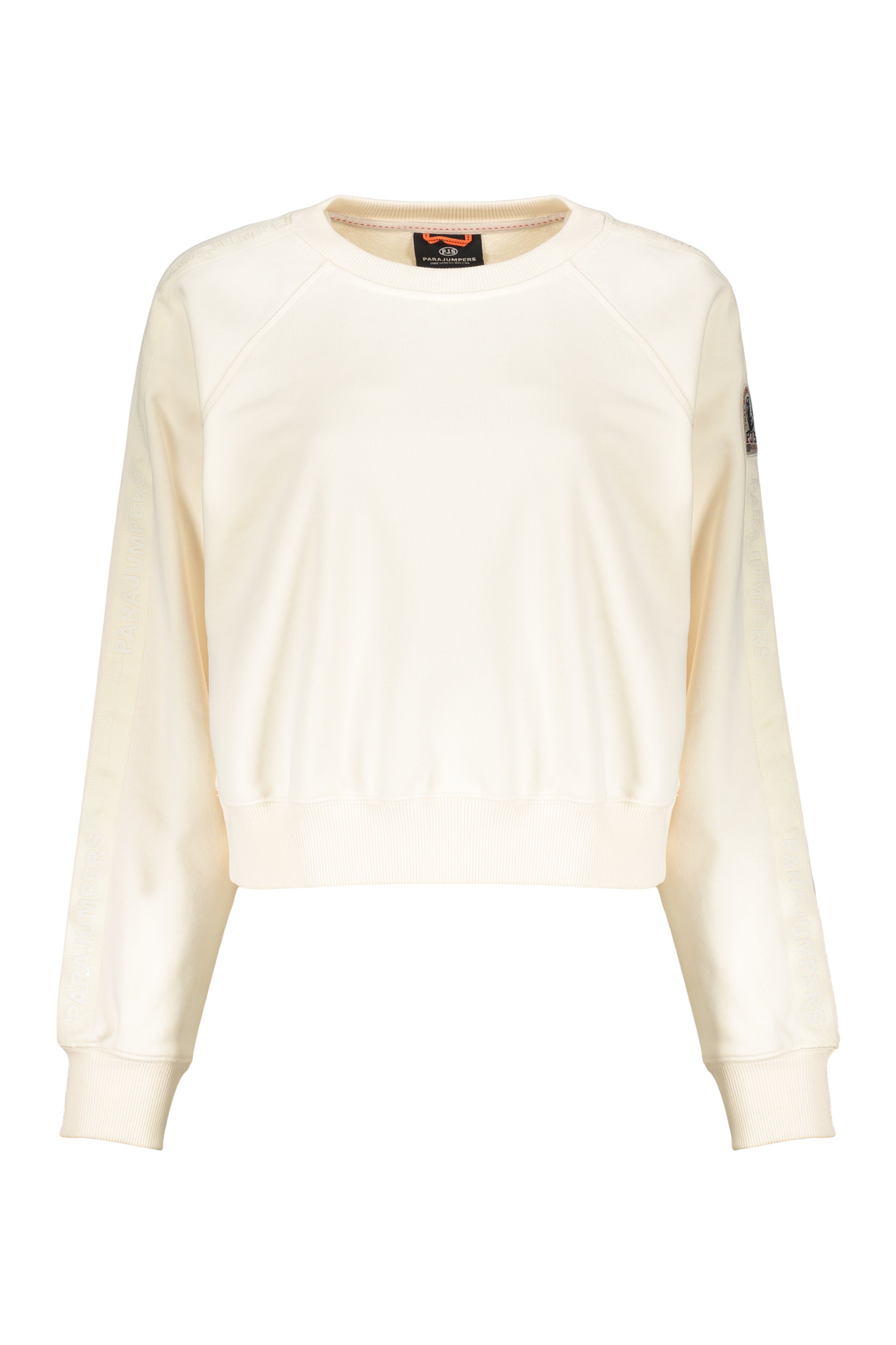 Elegant ivory cropped sweater made of soft material