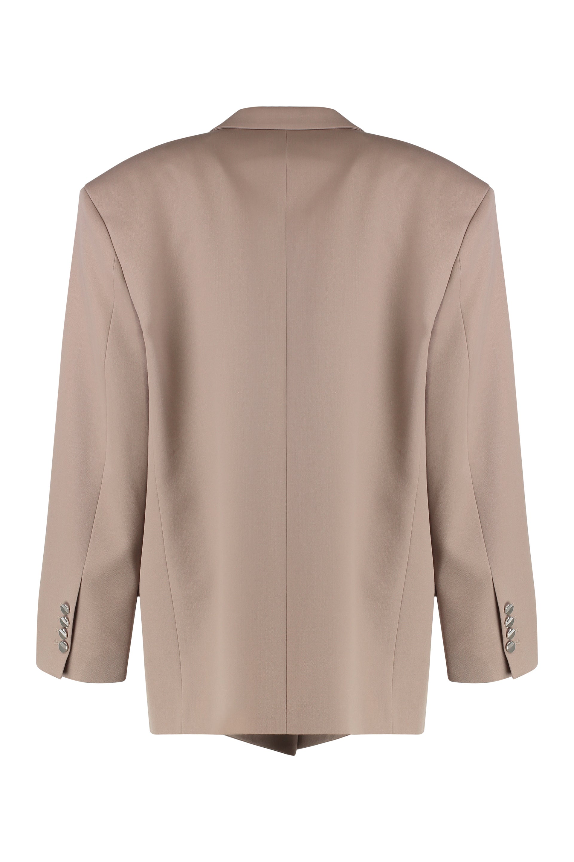 Single-breasted virgin wool jacket