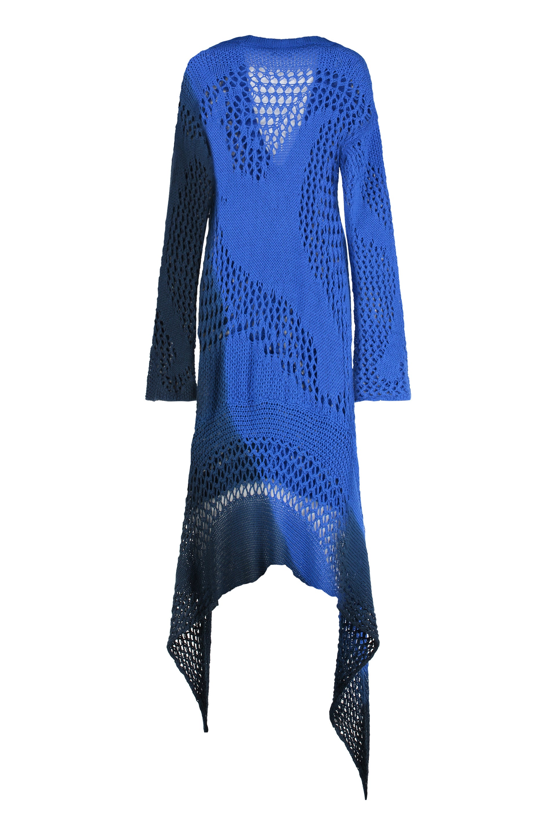 Openwork-knit dress