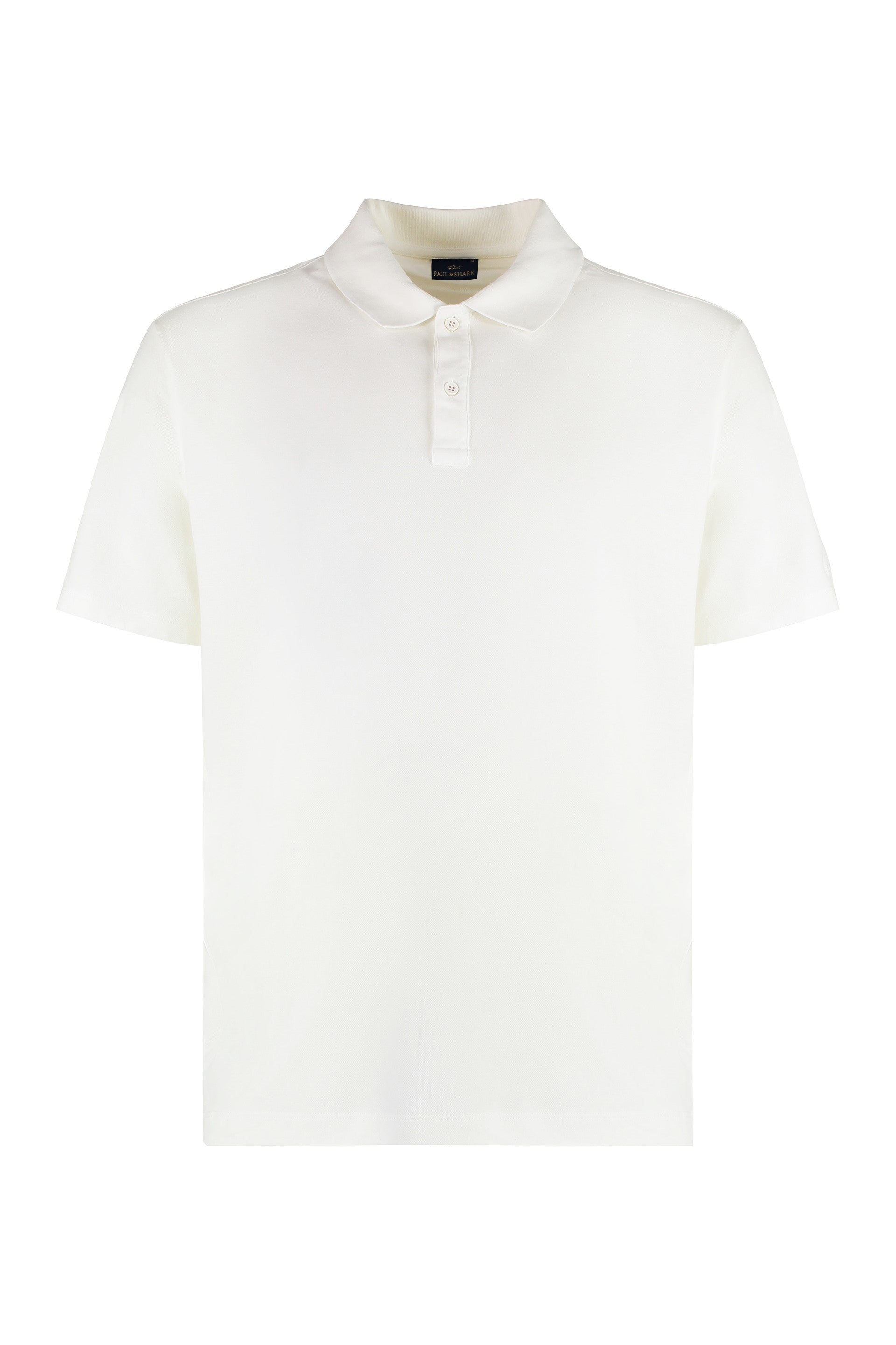 Short sleeve cotton polo shirt