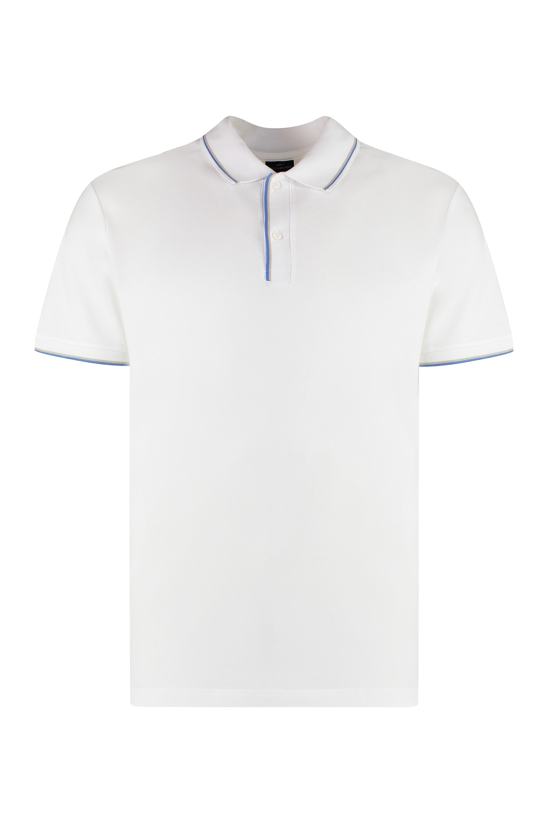 Cotton-piqué polo shirt