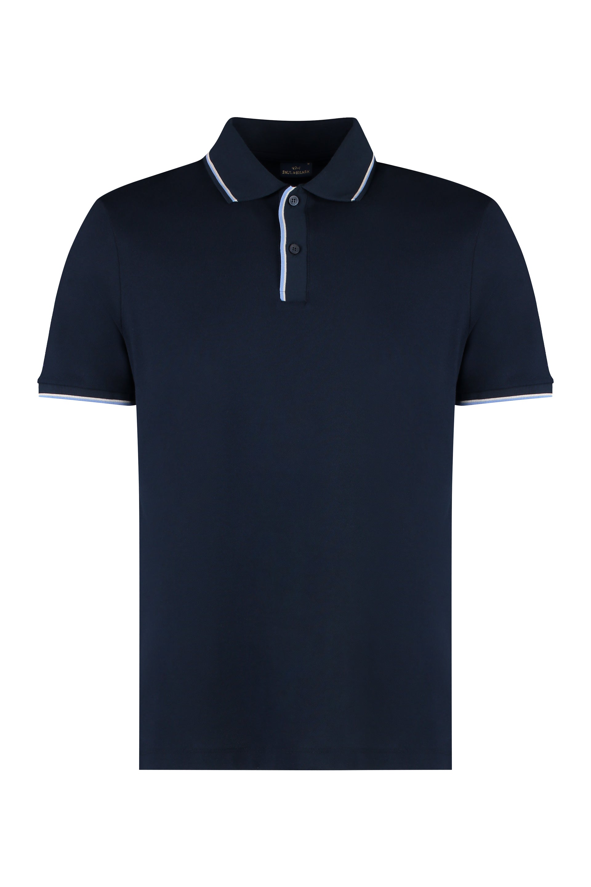 Cotton-piqué polo shirt