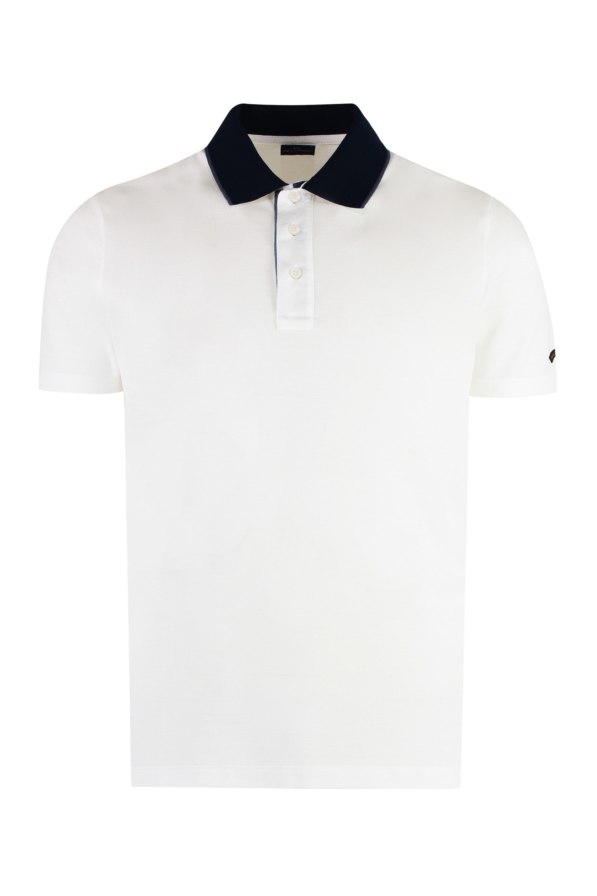 Short sleeve cotton polo shirt