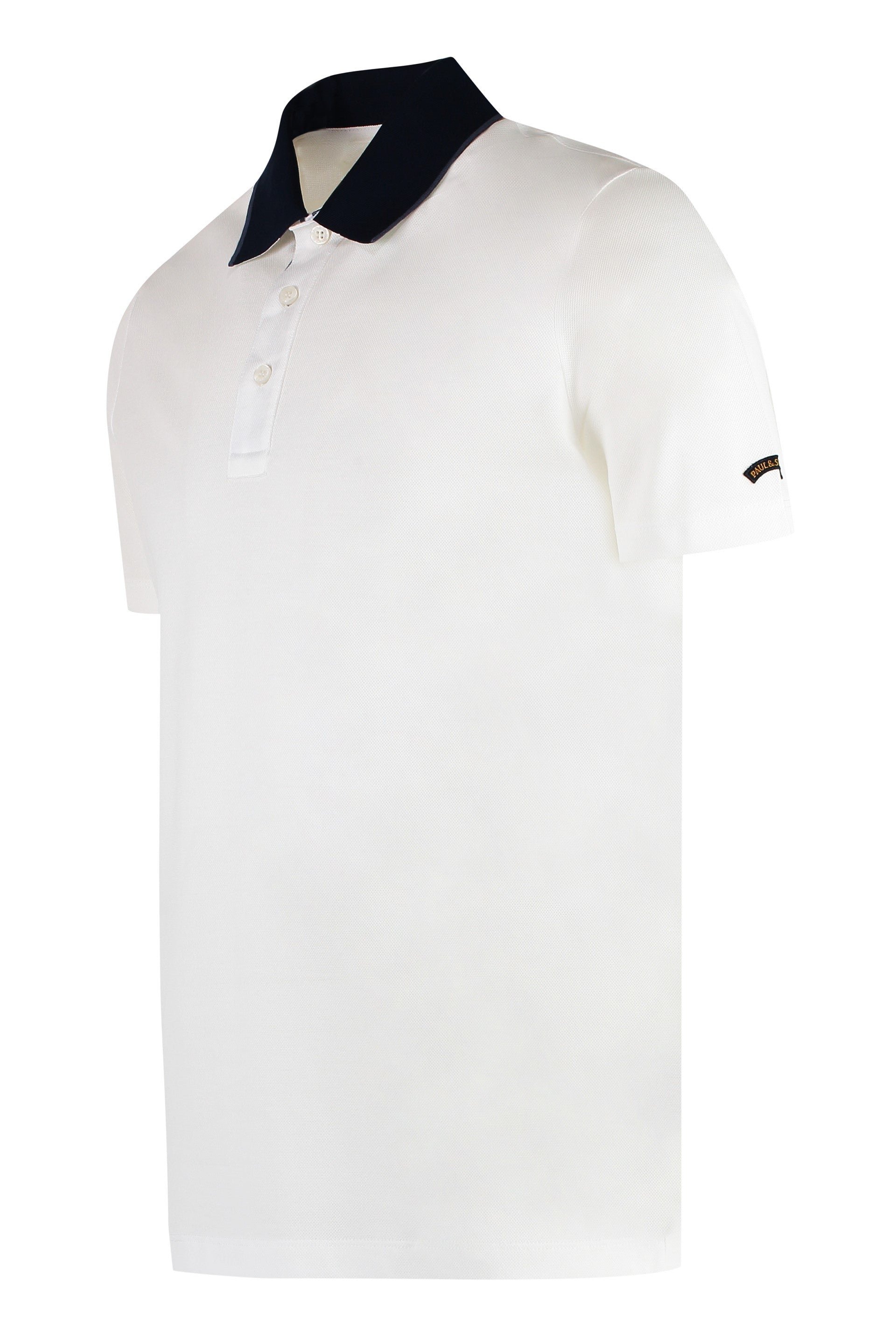 Short sleeve cotton polo shirt