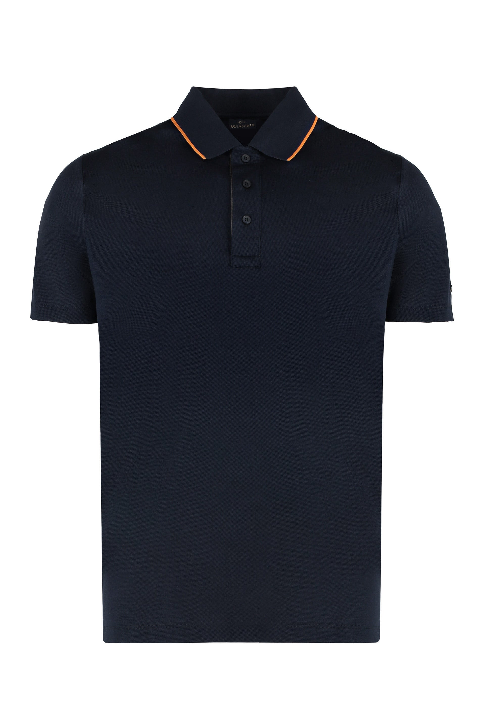 Short sleeve cotton polo shirt