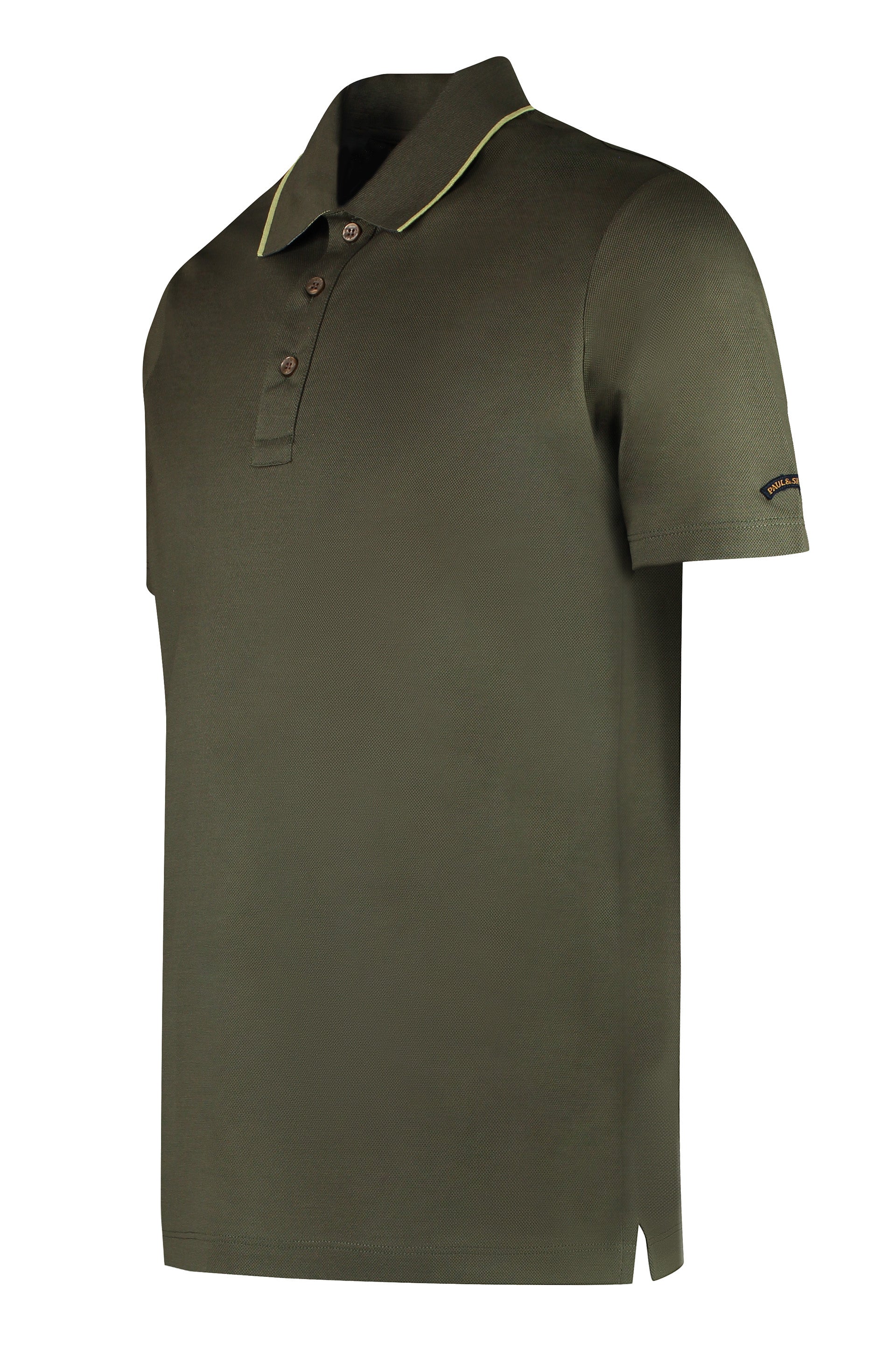 Short sleeve cotton polo shirt