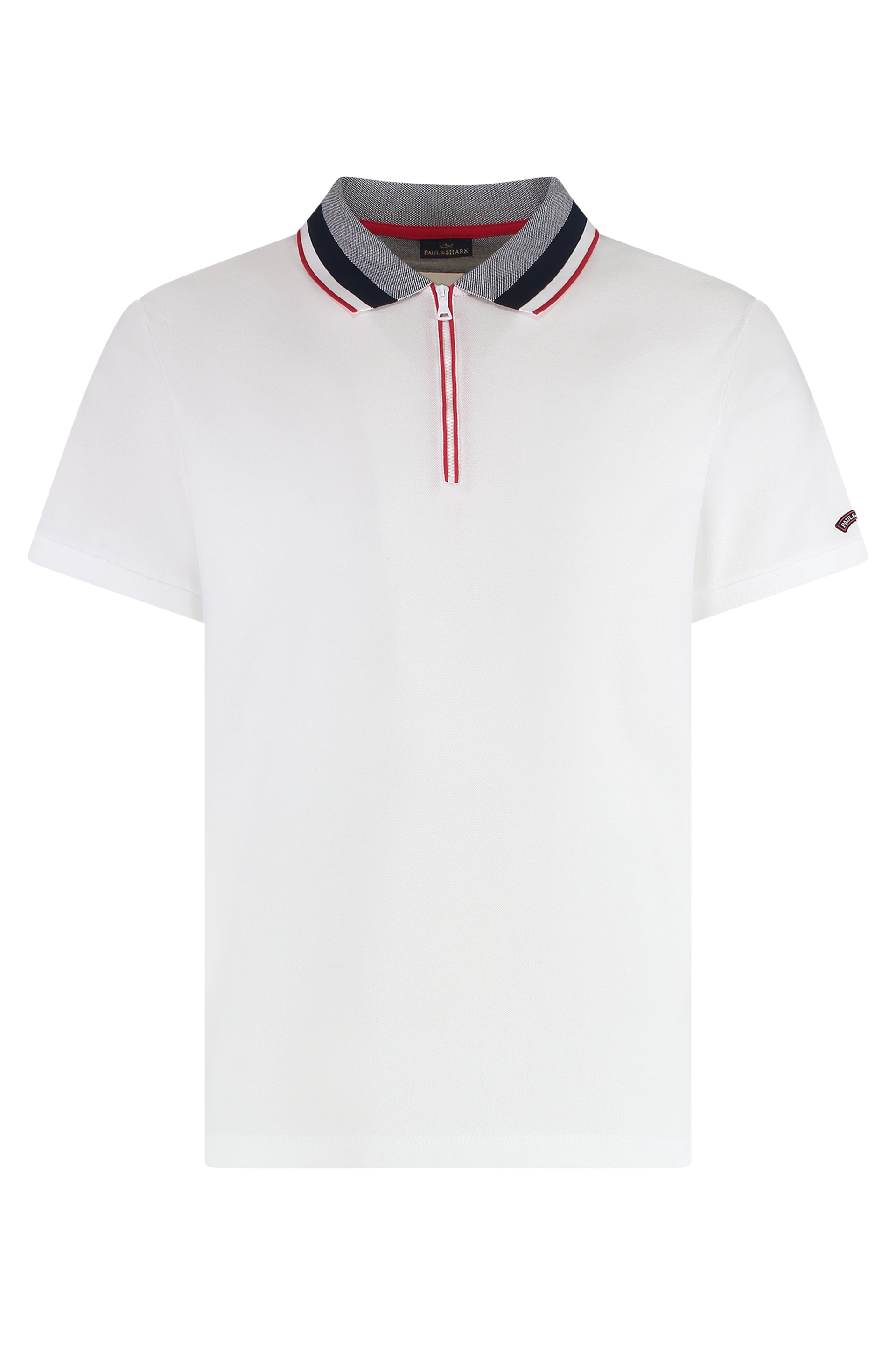 Cotton-piqué polo shirt