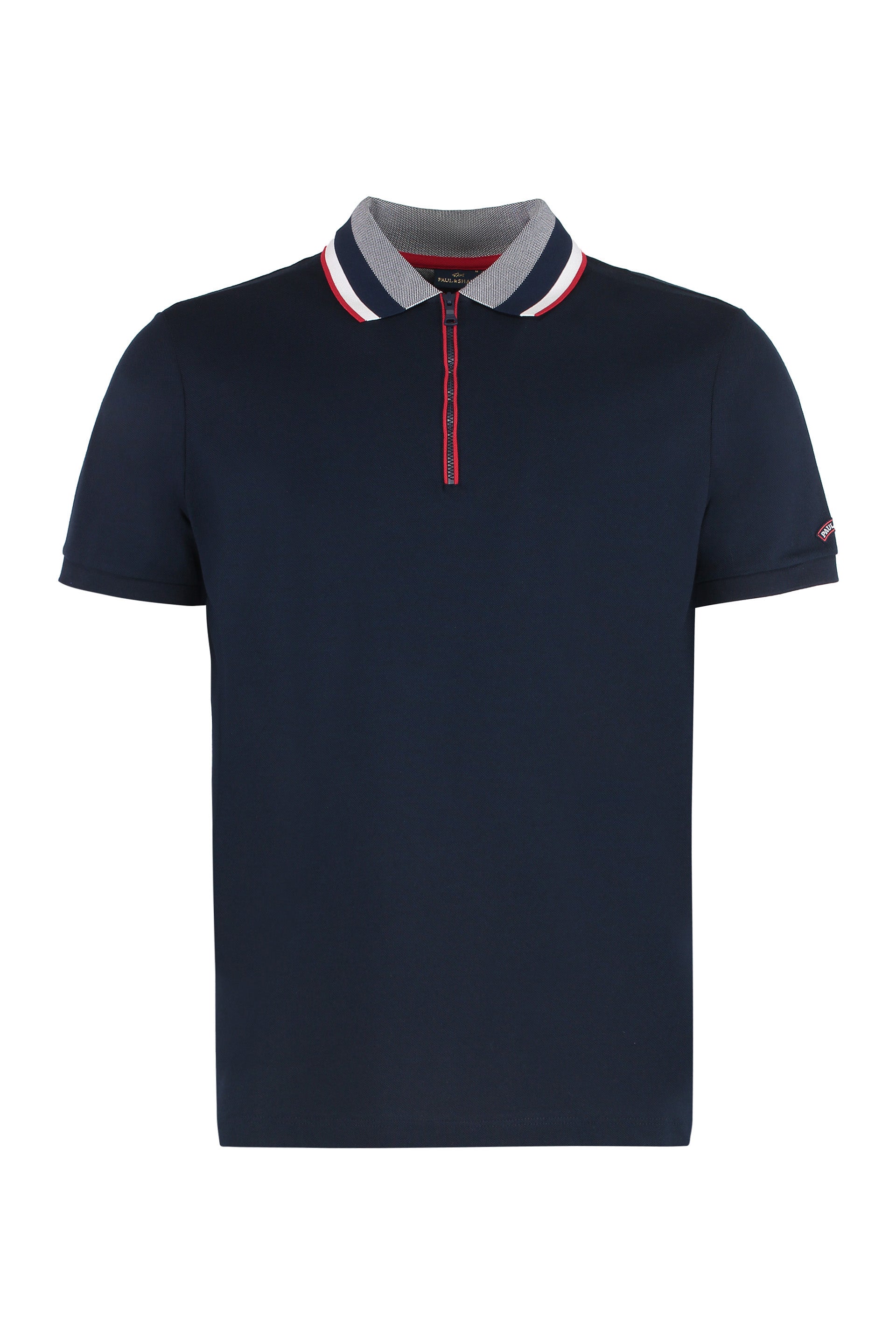Cotton-piqué polo shirt