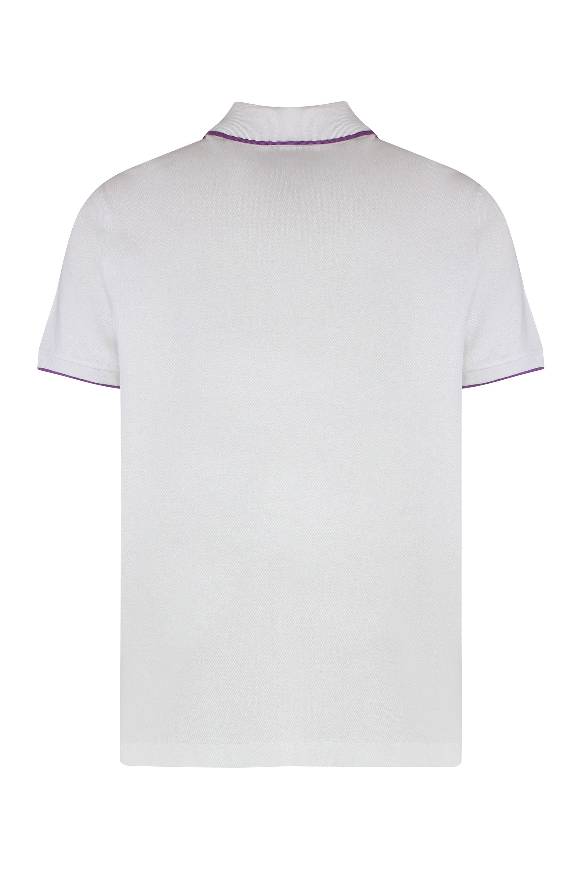 Cotton-piqué polo shirt