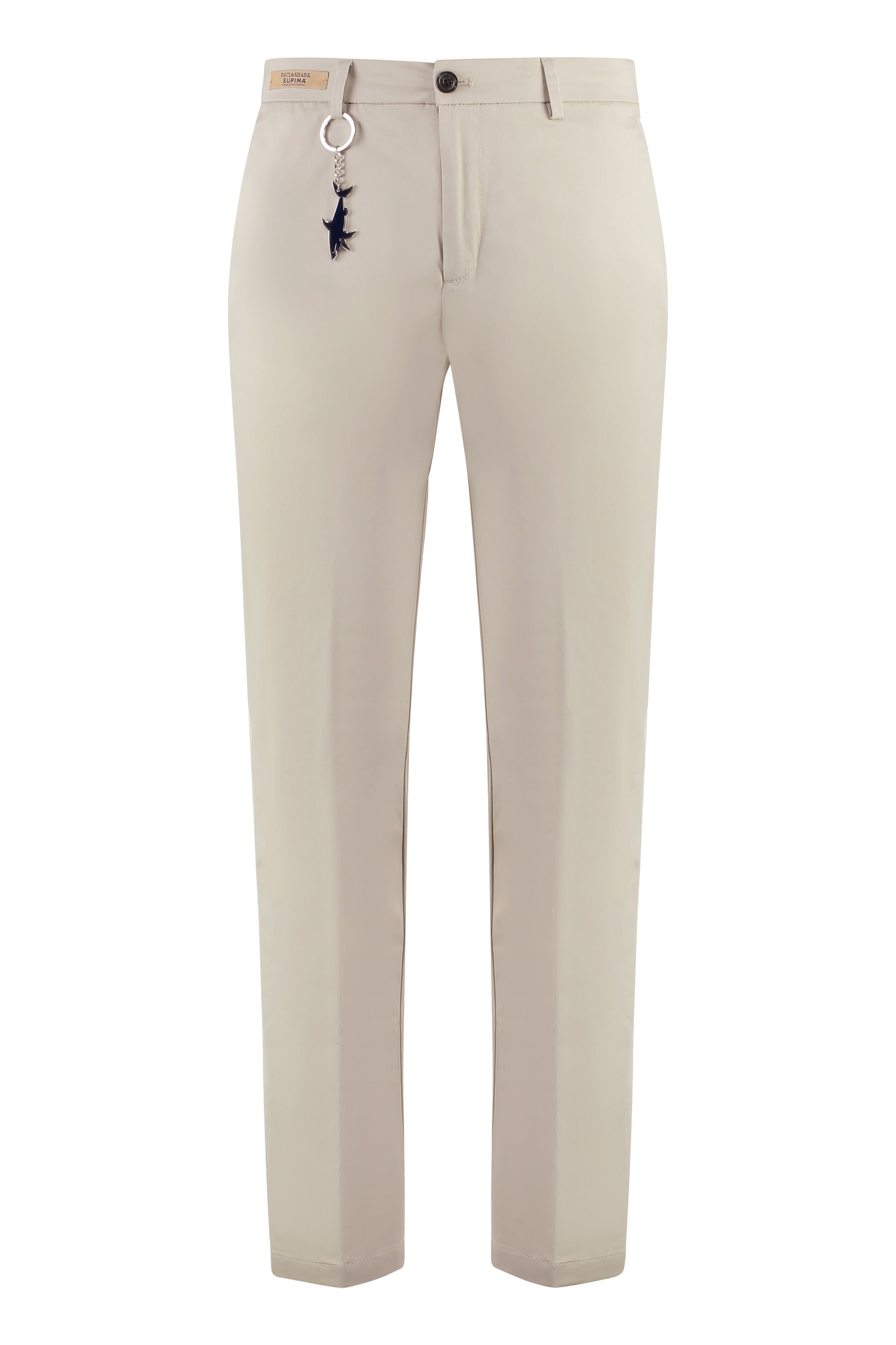 Stretch cotton trousers