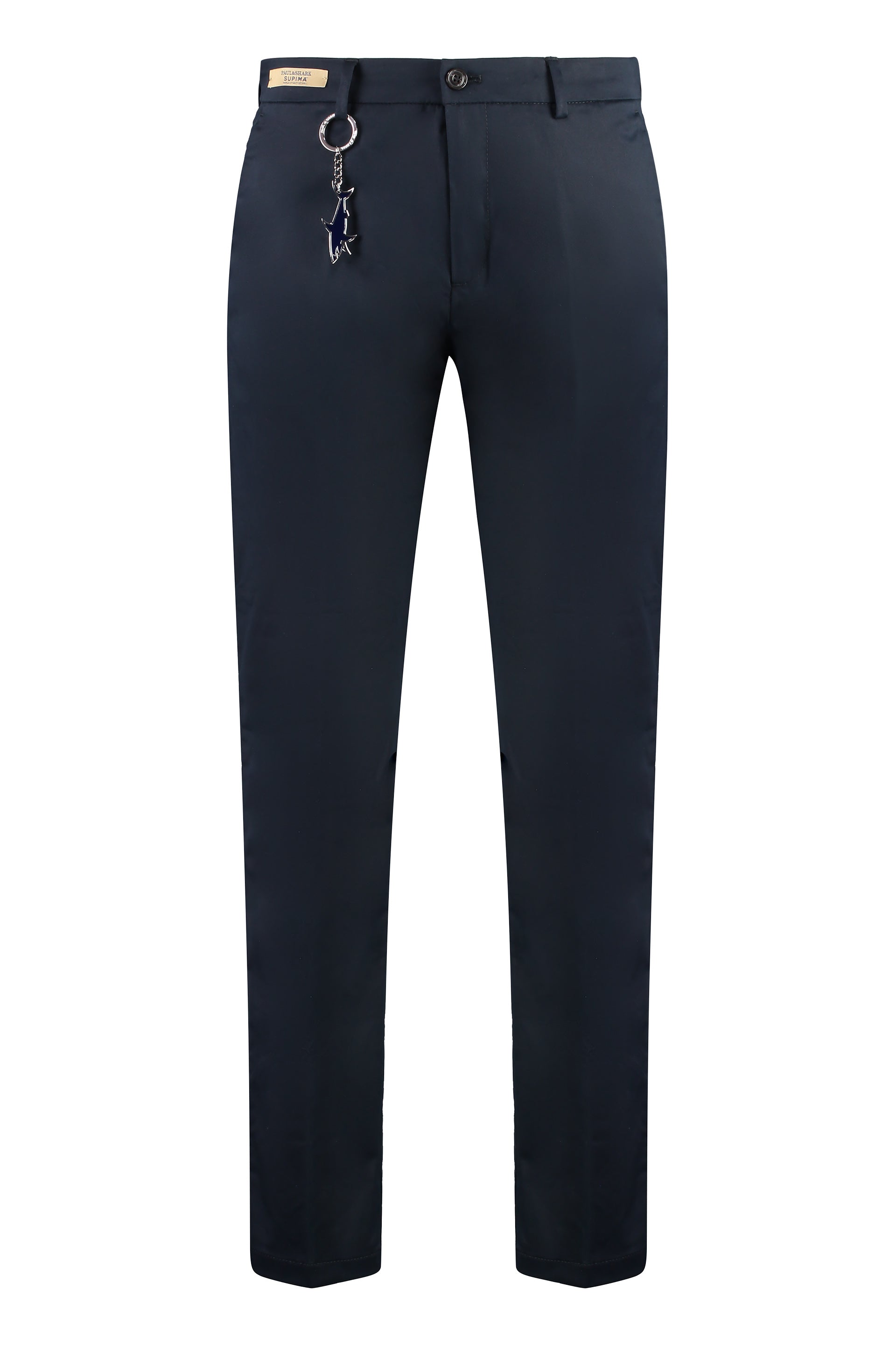 Stretch cotton trousers