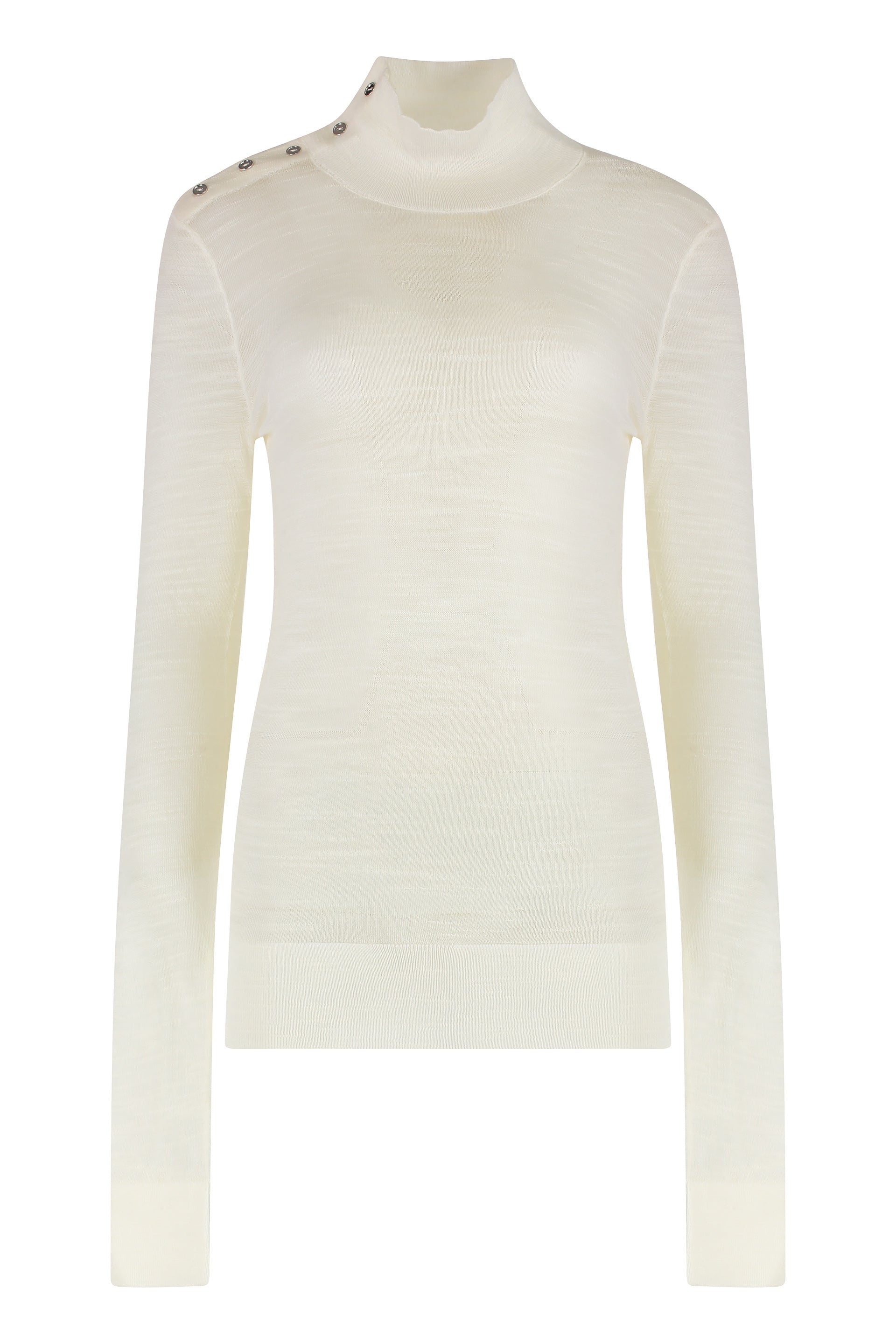 Turtleneck wool pullover