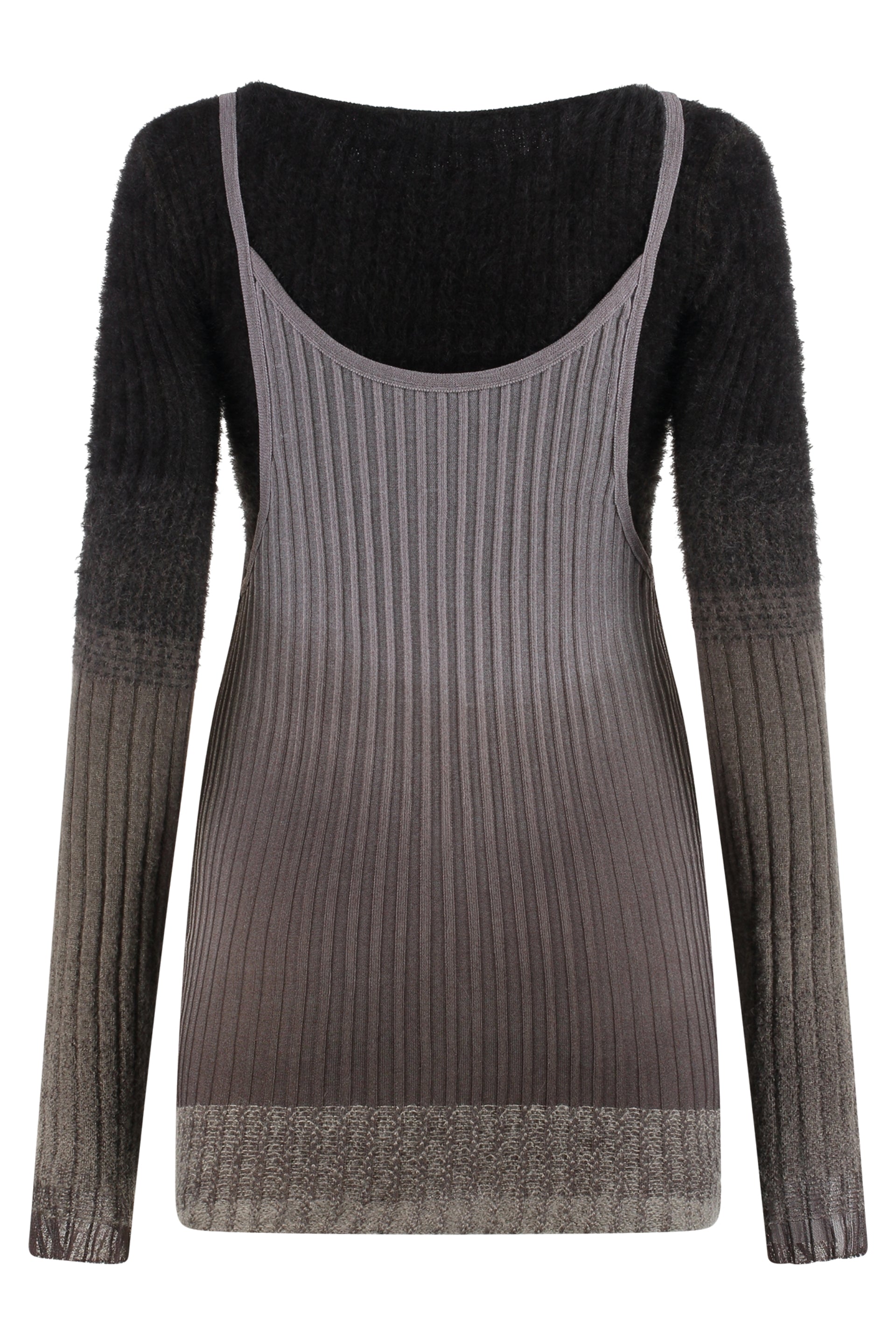 Ribbed knit dress