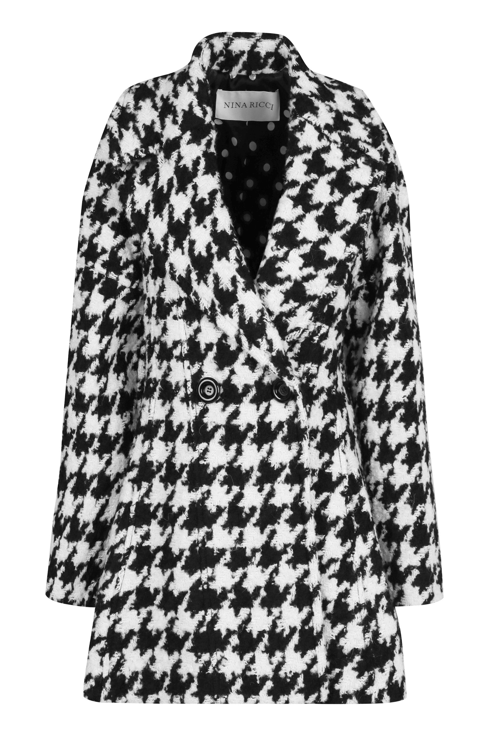 Houndstooth coat