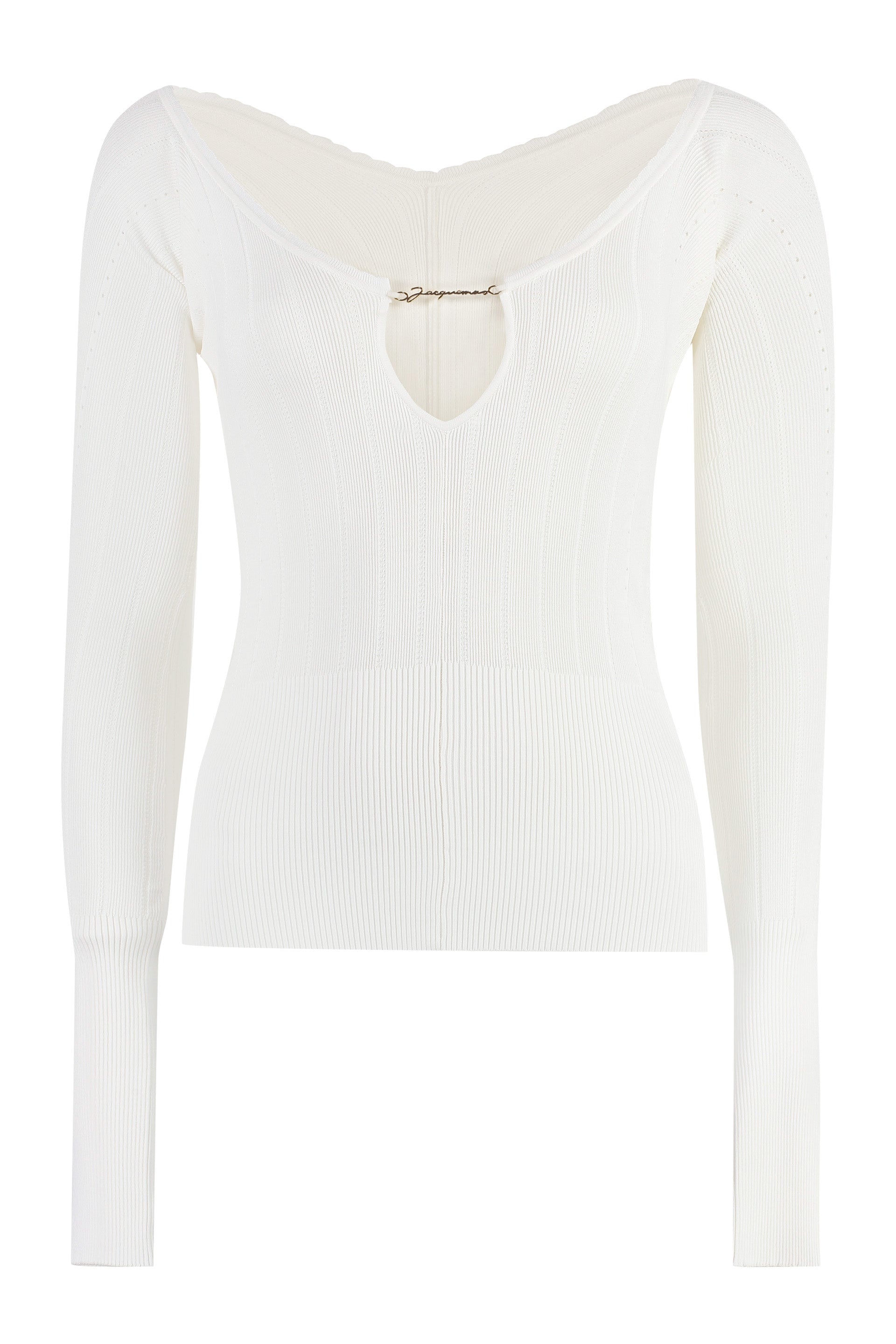 Pralù Knitted viscosa-blend top