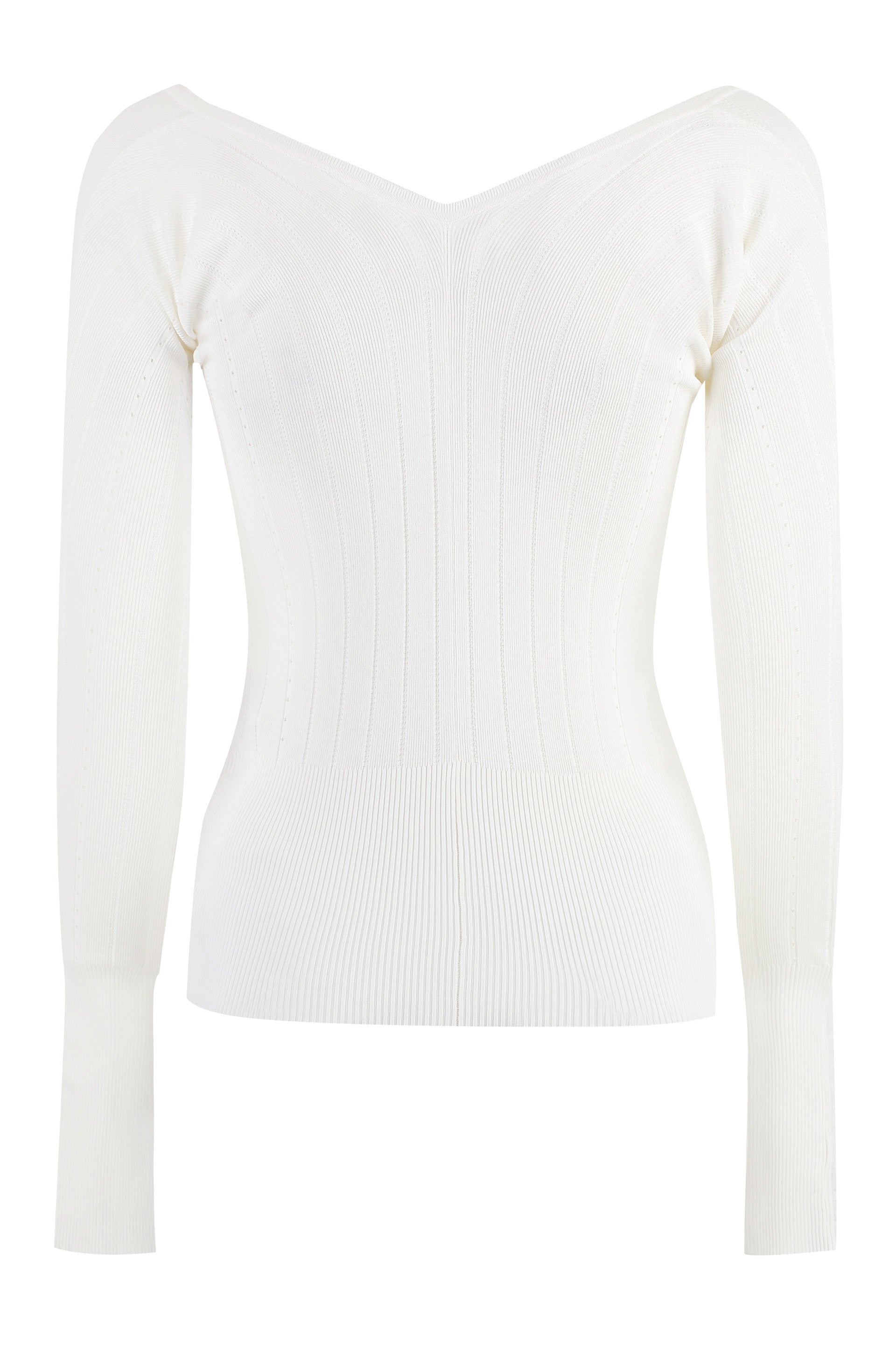 Pralù Knitted viscosa-blend top