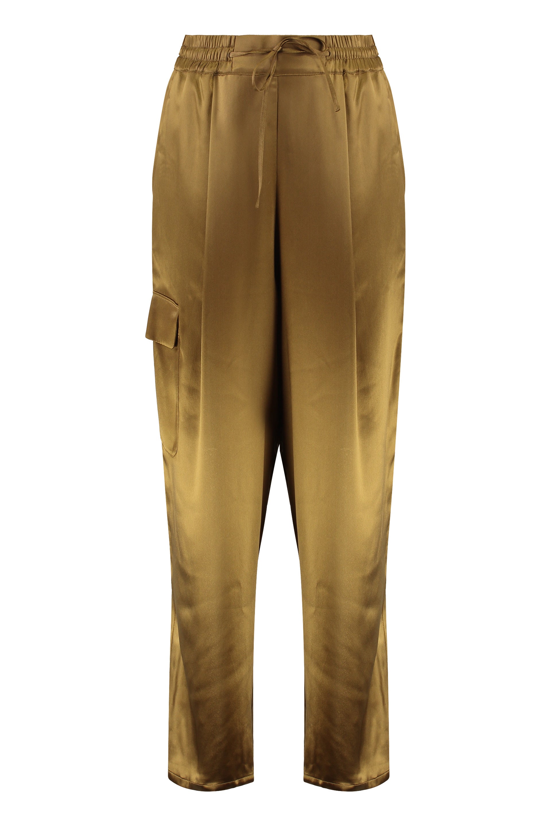 Satin trousers