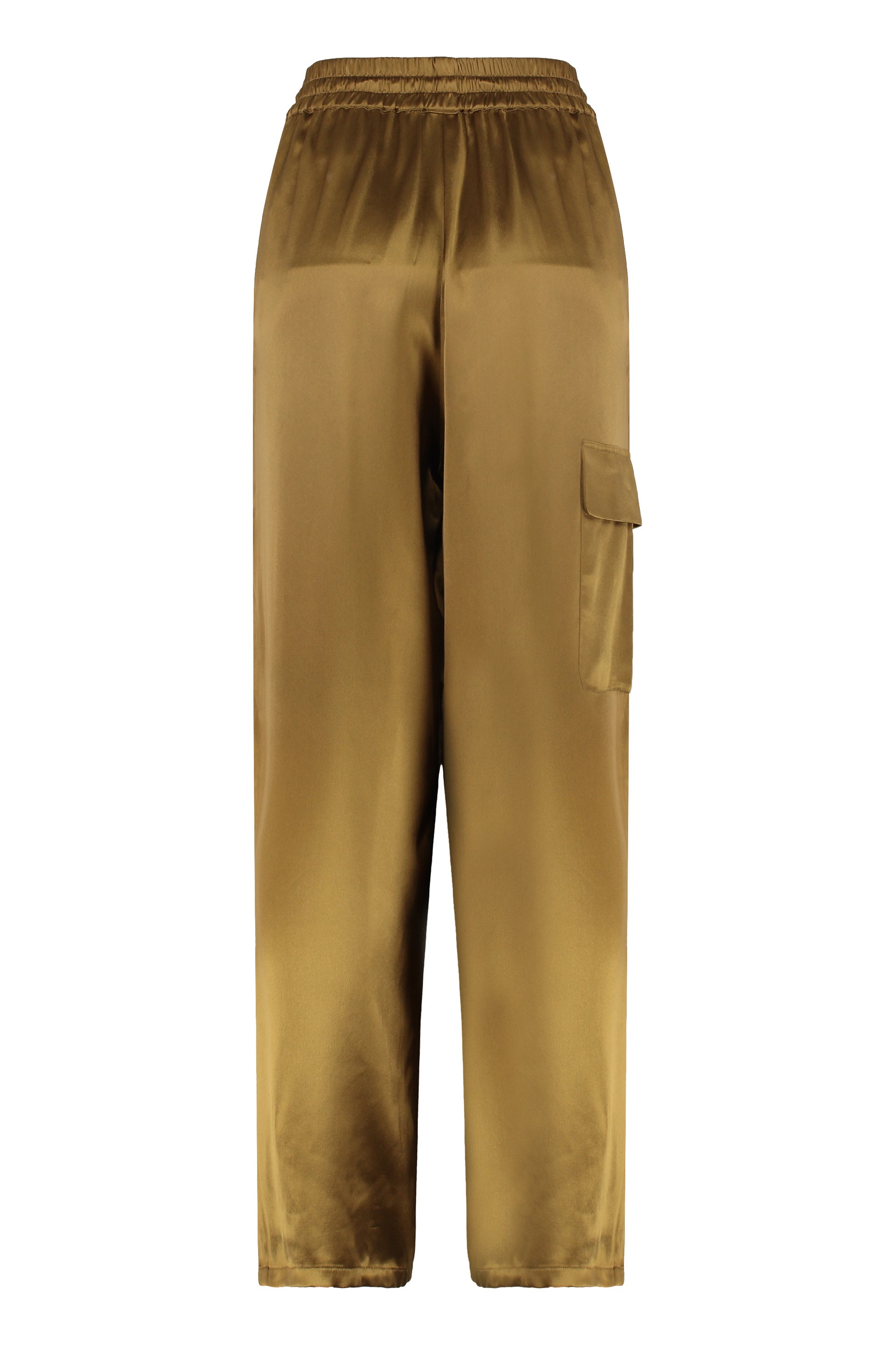 Satin trousers