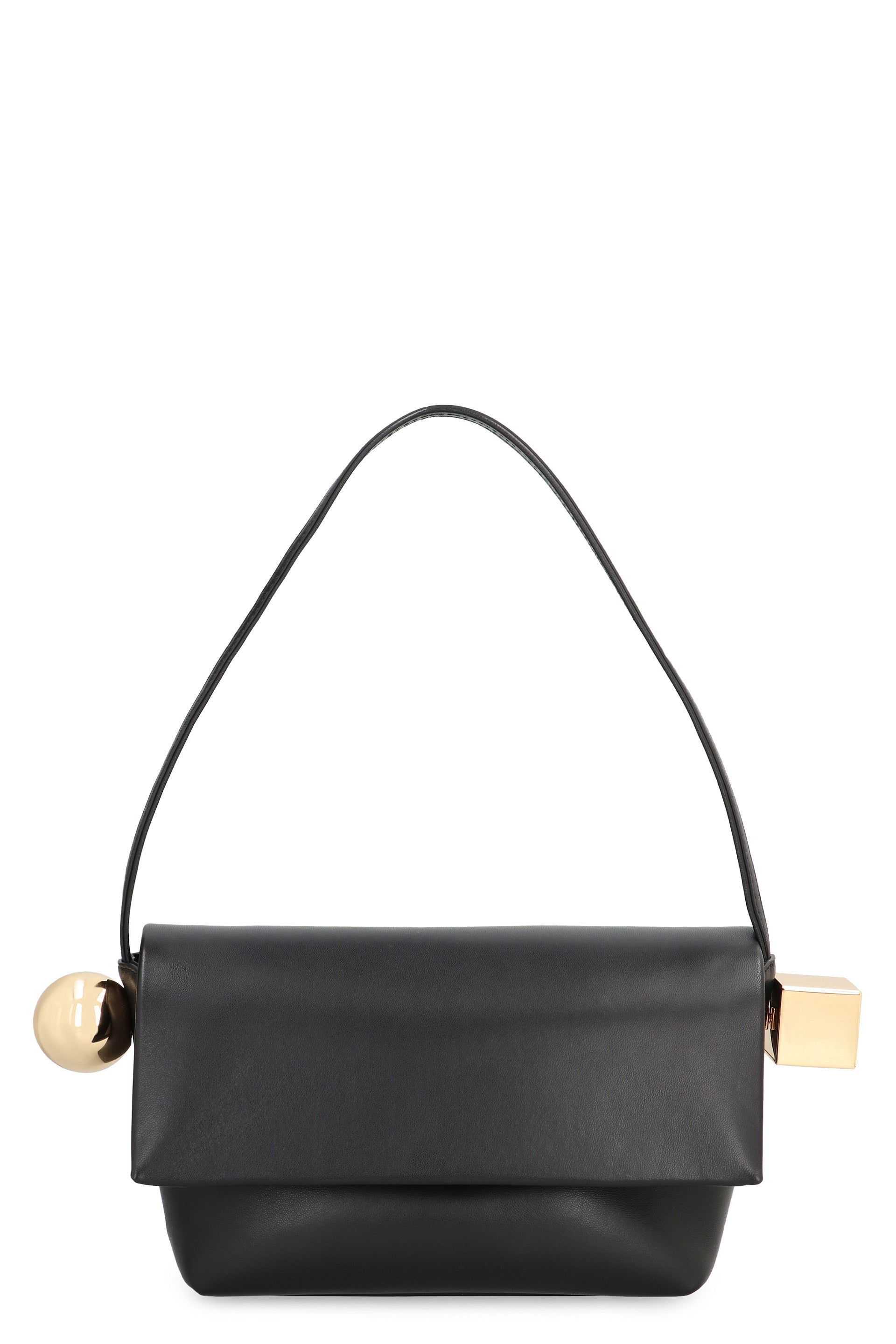 Le Rond Carré leather shoulder bag