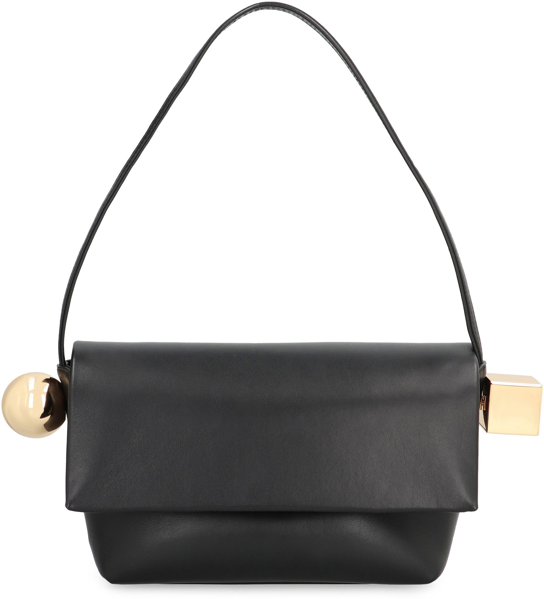 Le Rond Carré leather shoulder bag